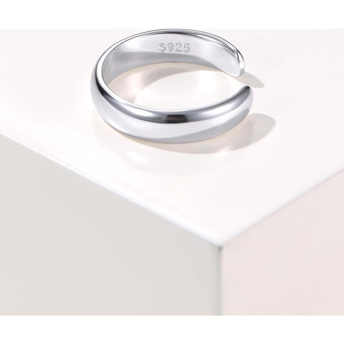 Anillo de dedo ajustable ChicSilver de plata esterlina 925