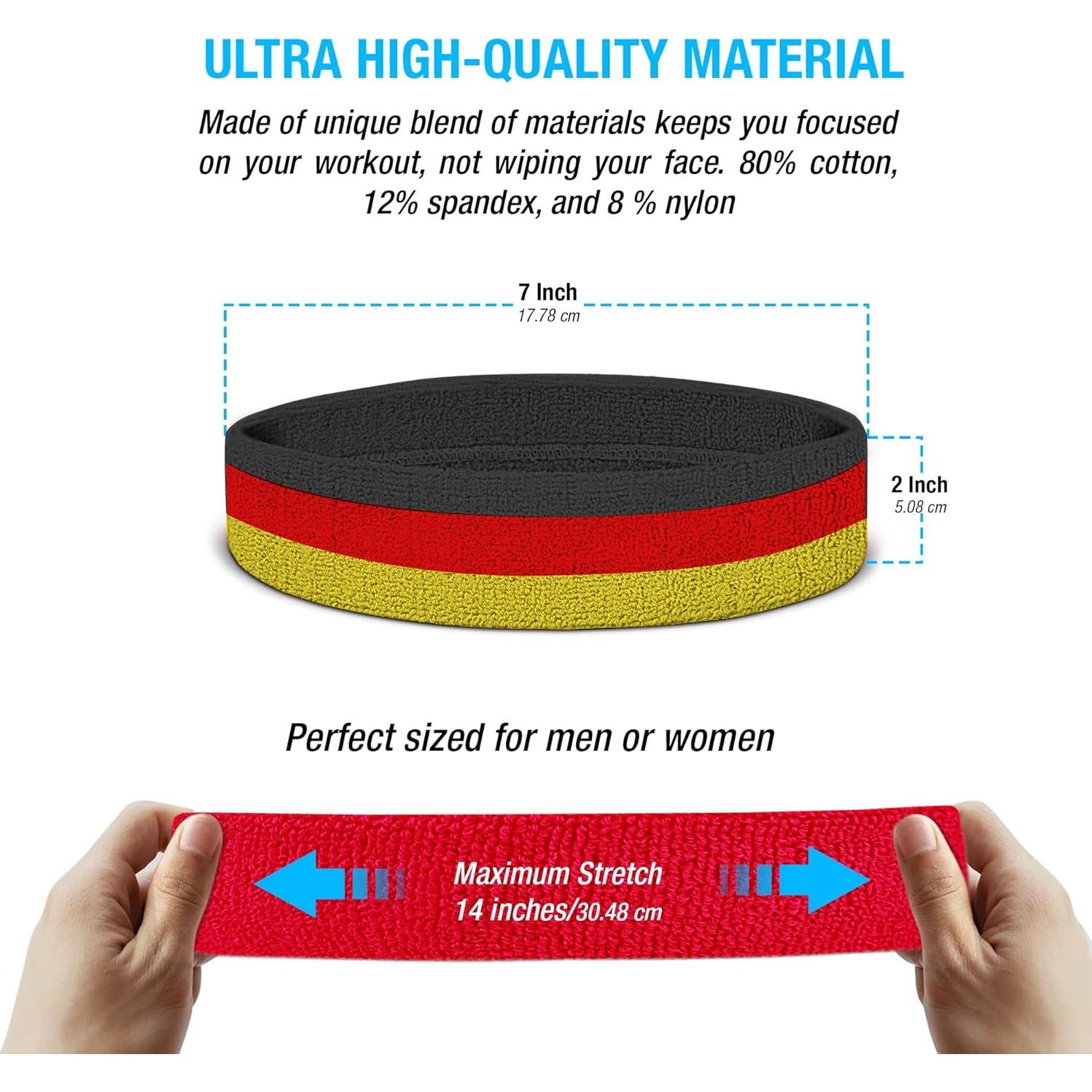 Conjunto de Muñequera y Diadema Suddora - Absorción Sudor