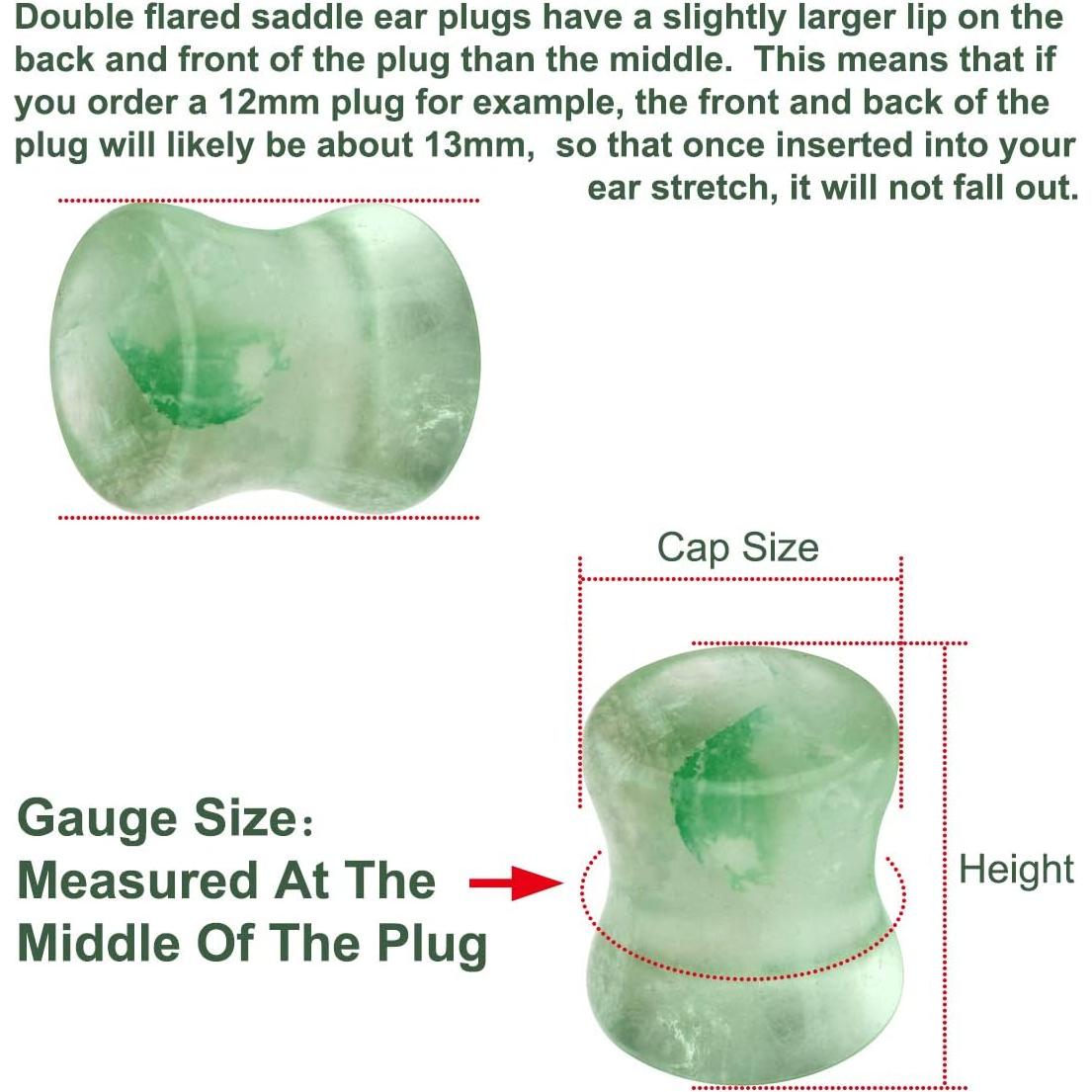 Set de Tapones para Oreja PiercingJ - 16 Pares Mixtos 8-14mm