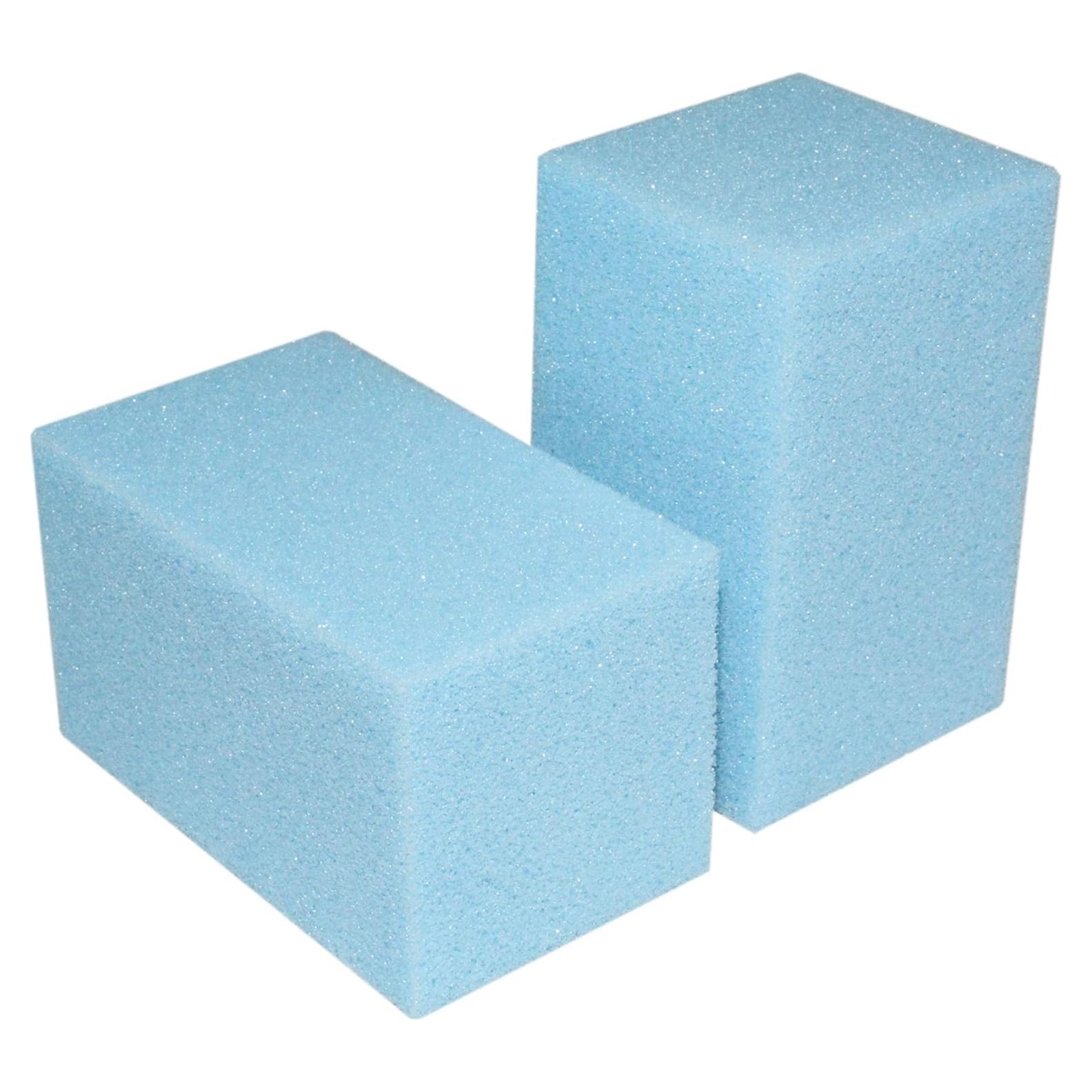 Ejercitadores de Mano de Espuma Azul Rehabilitation Advantage - Paquete de 16