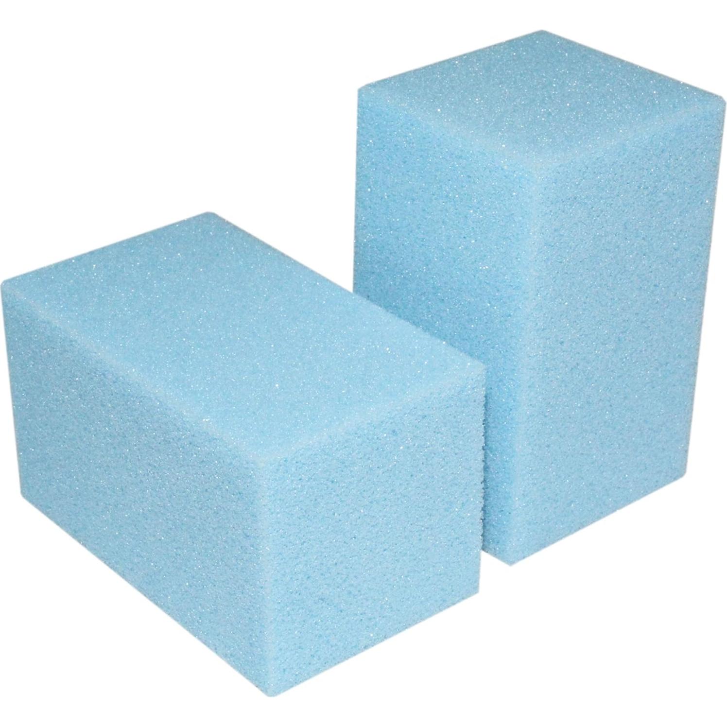 Ejercitadores de Mano de Espuma Azul Rehabilitation Advantage - Paquete de 16