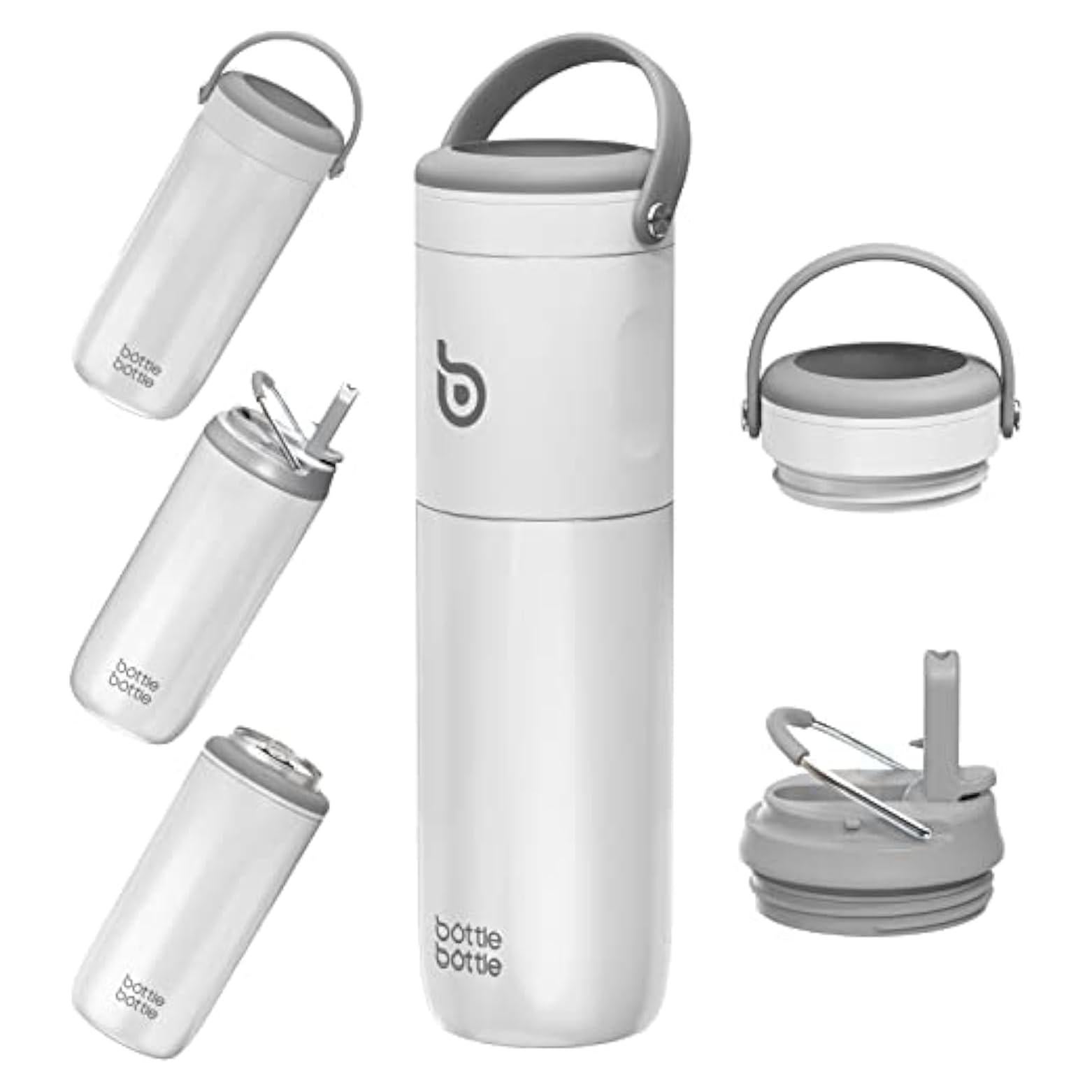 Botella de Agua Mágica BOTTLE BOTTLE 0.5L Gris