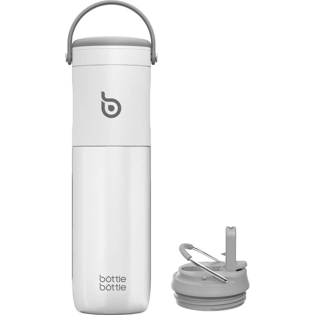 Botella de Agua Mágica BOTTLE BOTTLE 0.5L Gris