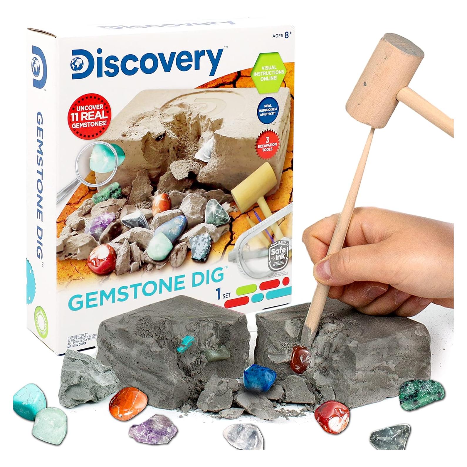 Kit de Ciencia STEM Excavación de Gemas Discovery Kids