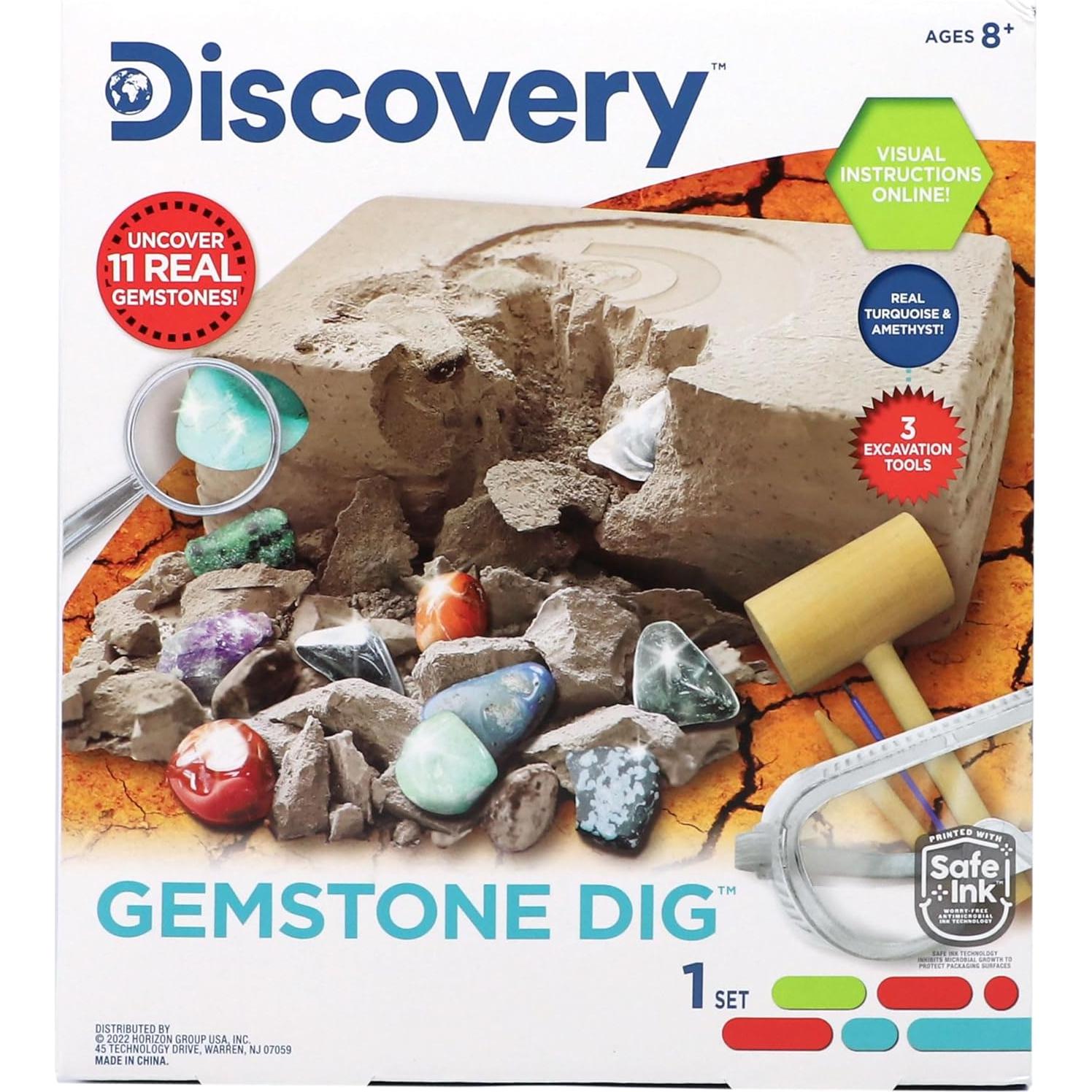 Kit de Ciencia STEM Excavación de Gemas Discovery Kids