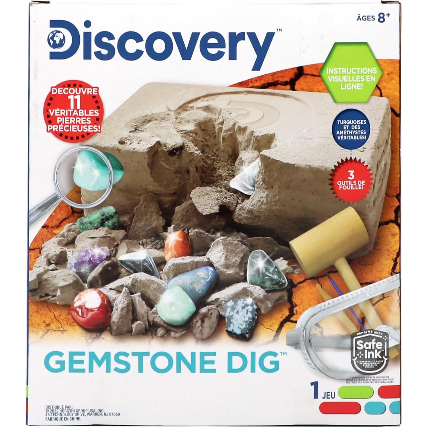 Kit de Ciencia STEM Excavación de Gemas Discovery Kids
