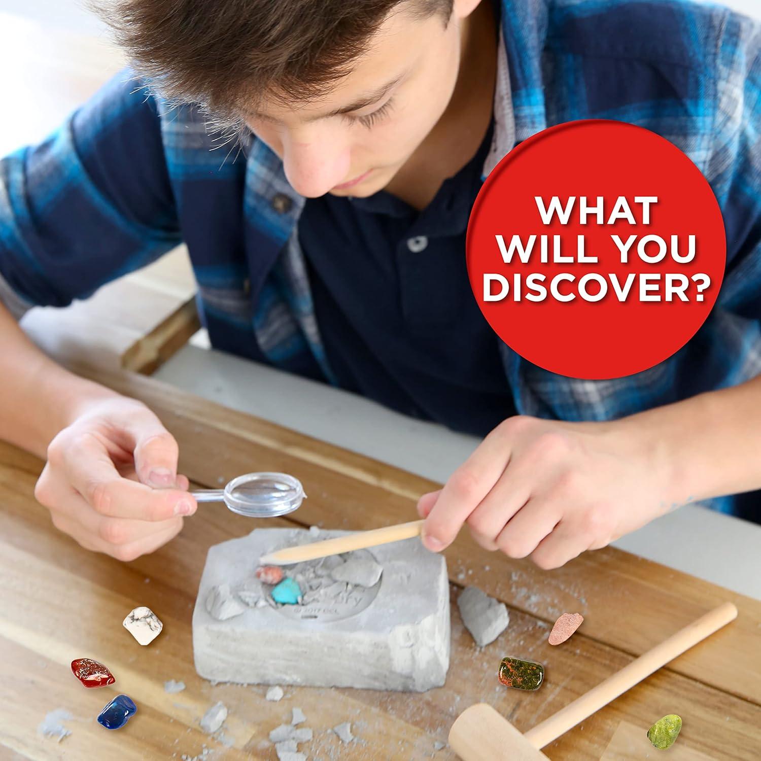 Kit de Ciencia STEM Excavación de Gemas Discovery Kids