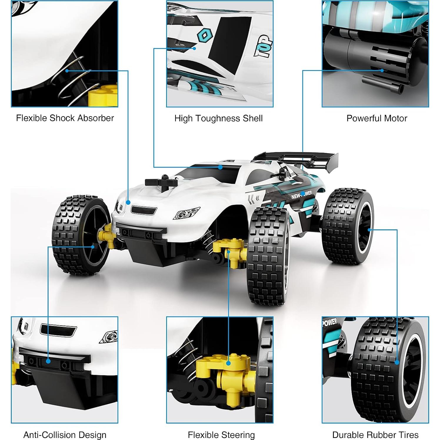 Coche RC Todo Terreno Tecnock QY1802A 1:18 20 km/h USB-C