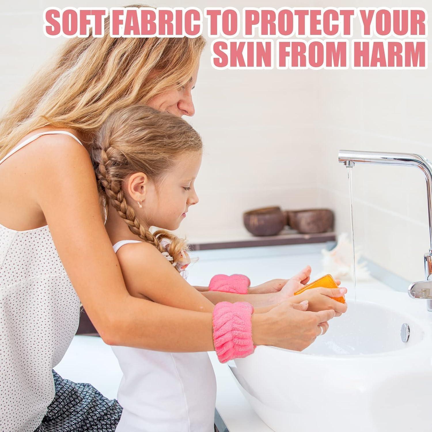 Set de 8 Pulseras de Microfibra Anmieciu para Lavar la Cara