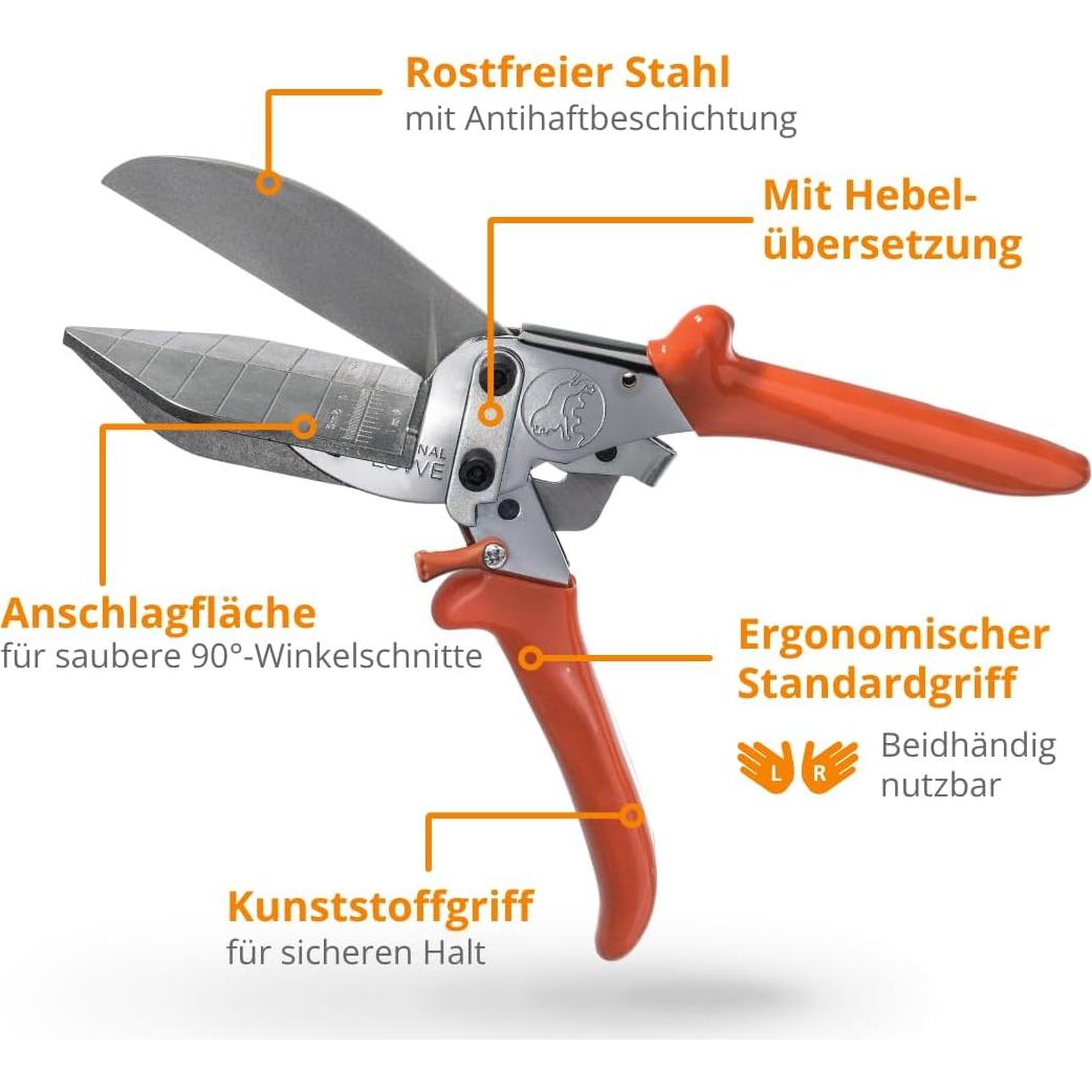 Tijeras Profesionales LÖWE 3.306/HÜ con Palanca 24.5 cm