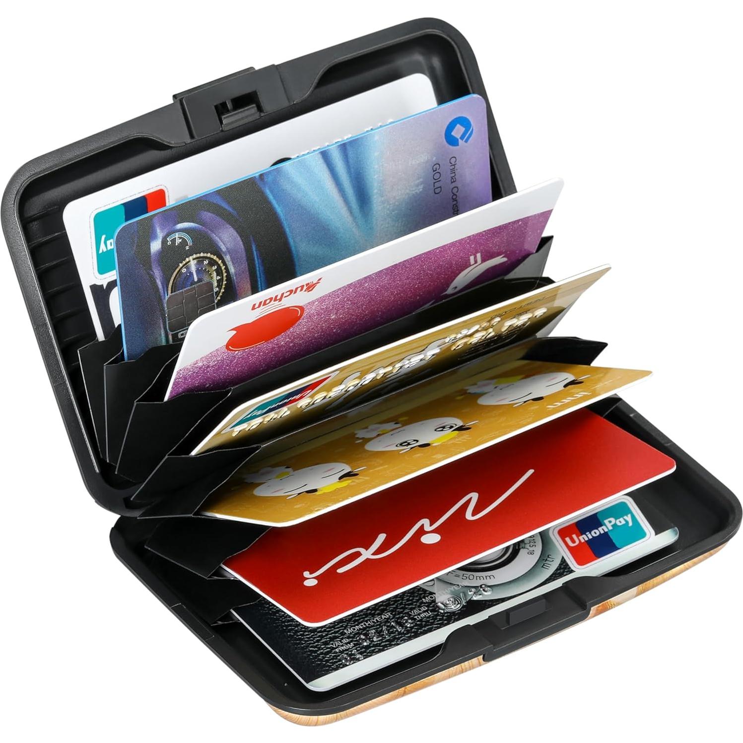 Cartera de Aluminio ELFISH con Bloqueo RFID Unisex 11cm