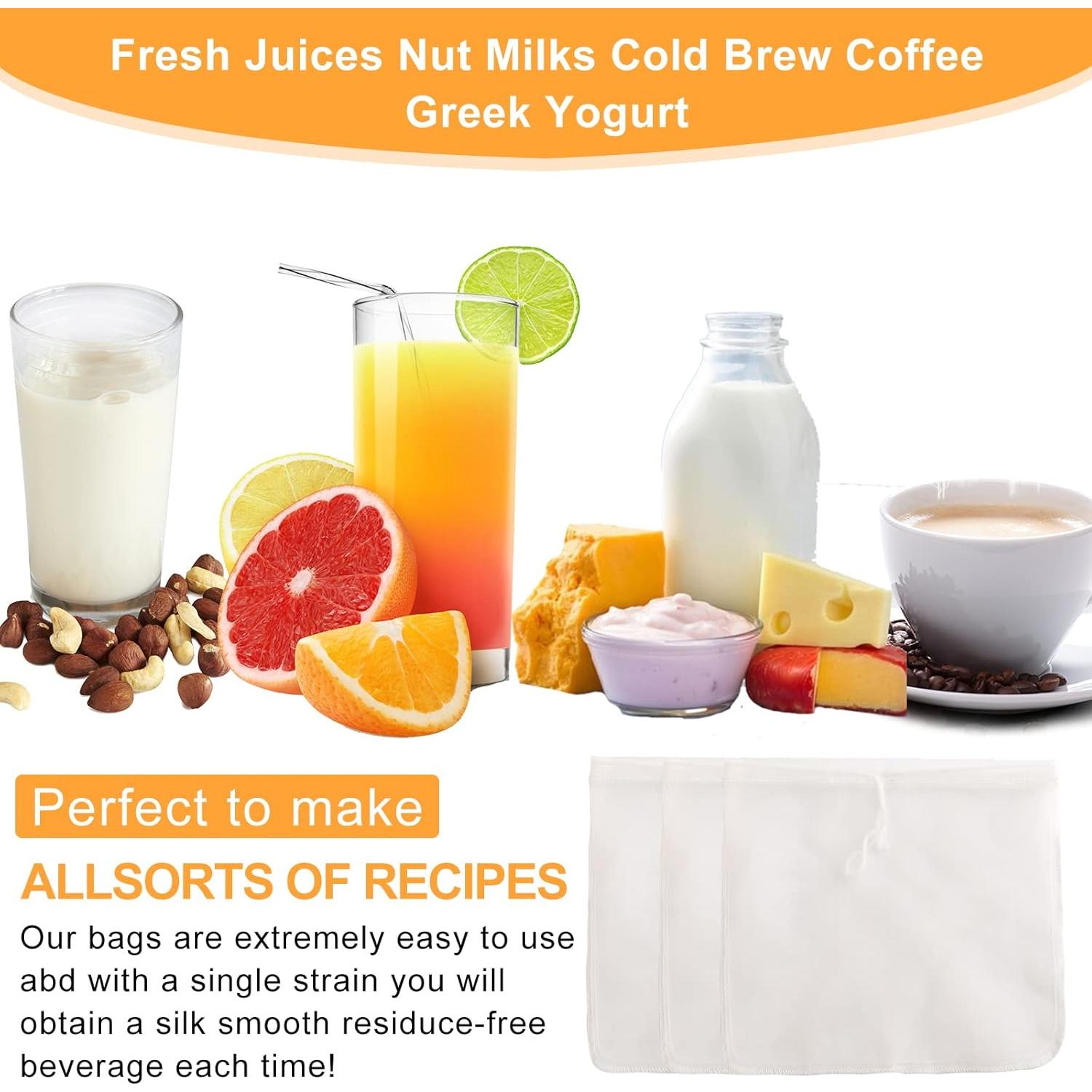 Kimmama Bolsa de Leche de Nueces 2 Pack 30.48x30.48cm Nylon