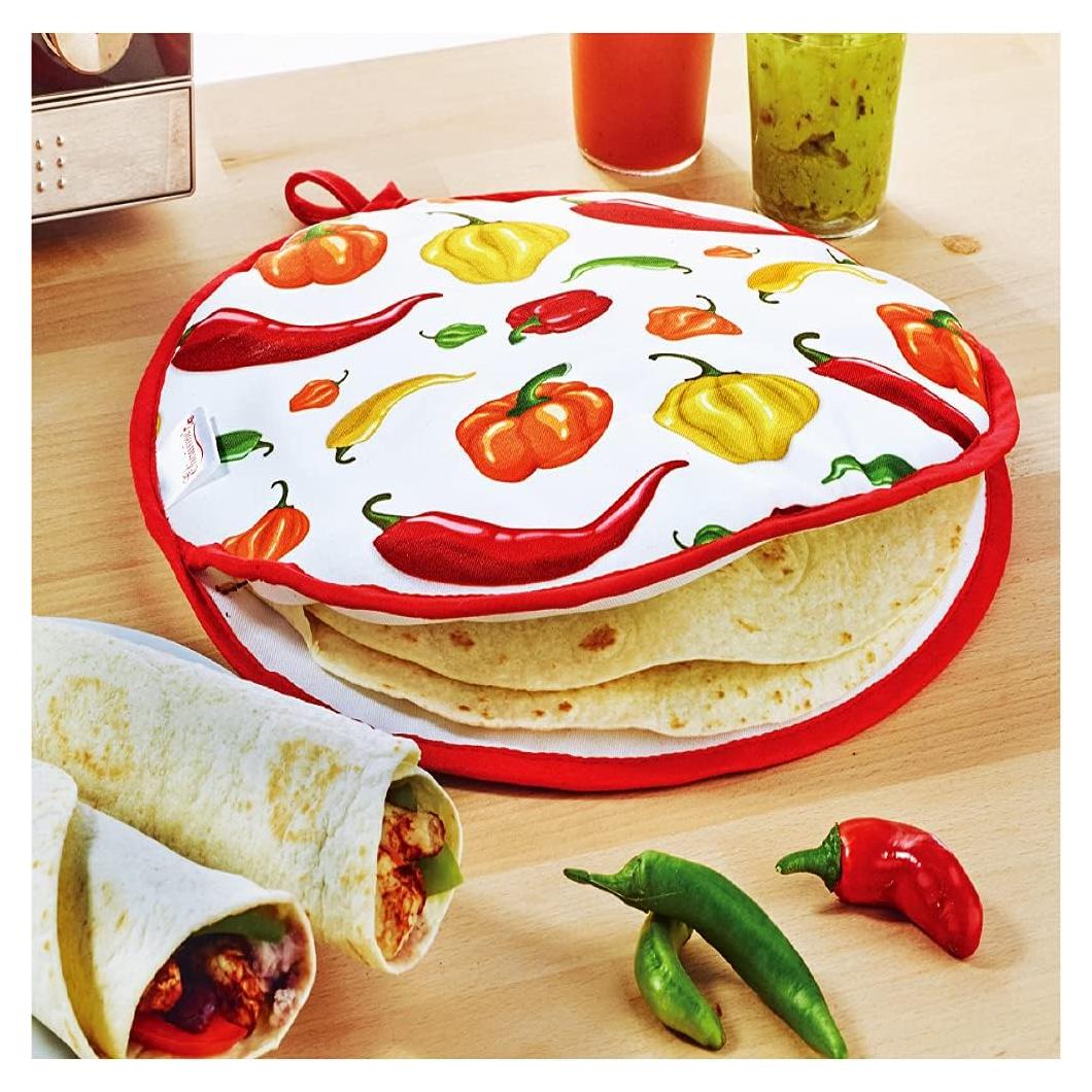 Calentador de Tortillas LEONAL 30.48 cm Tela Aislada Fiesta