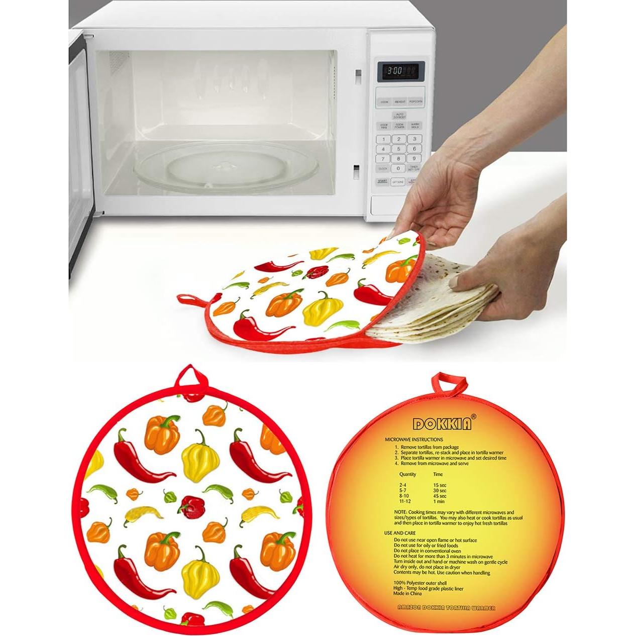 Calentador de Tortillas LEONAL 30.48 cm Tela Aislada Fiesta