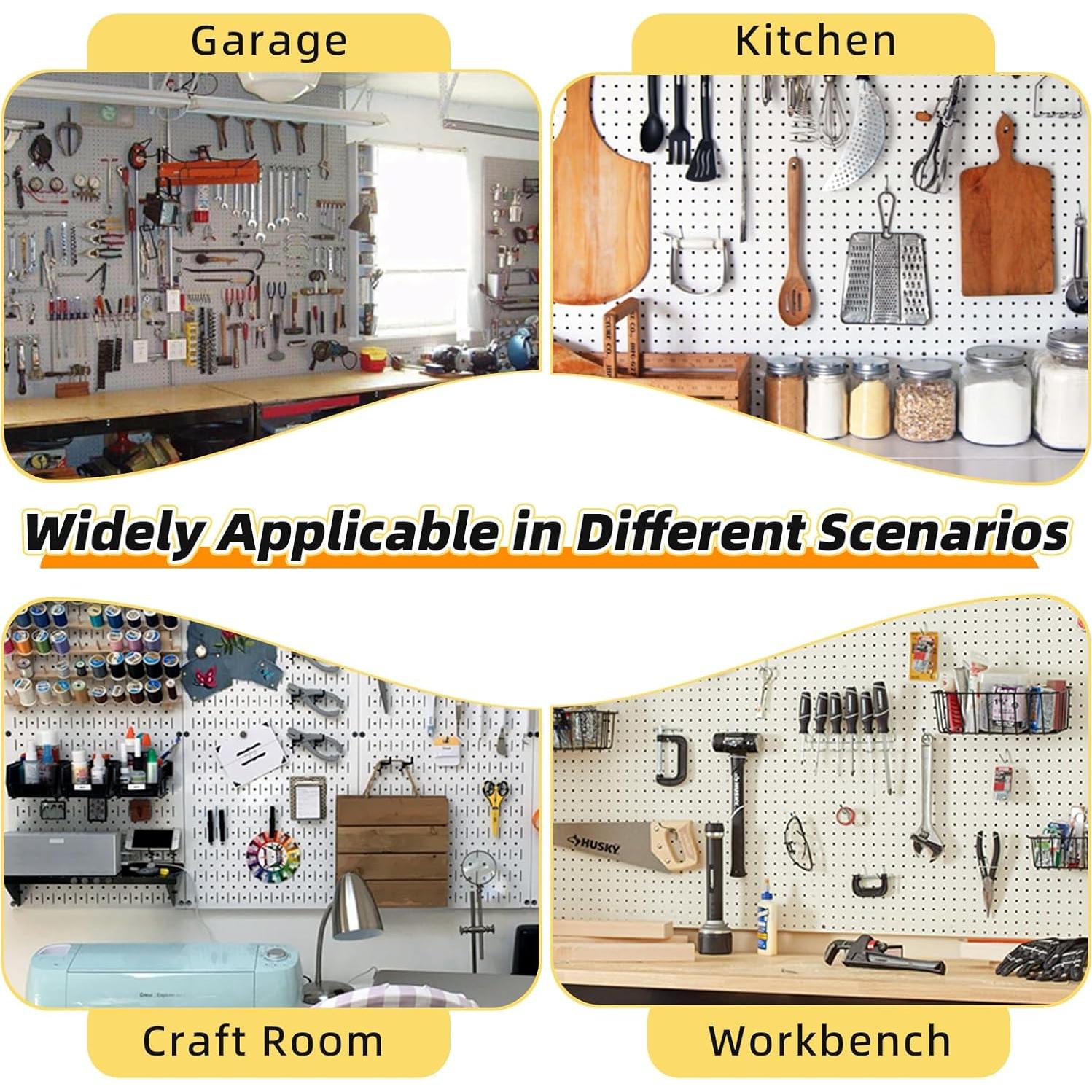 Kit Organizador de Ganchos de Metal 136PCS MSLANE para Herramientas