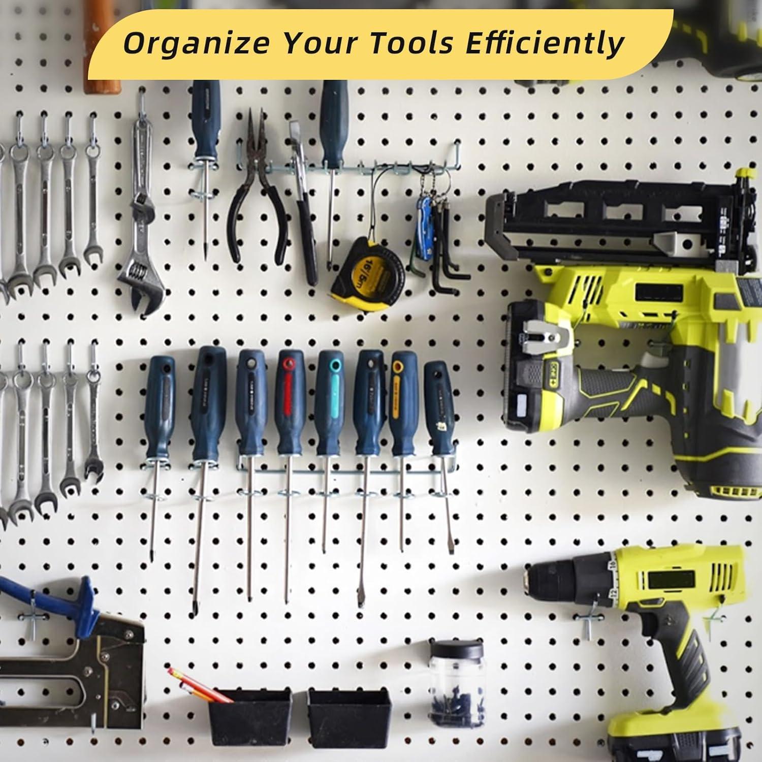 Kit Organizador de Ganchos de Metal 136PCS MSLANE para Herramientas