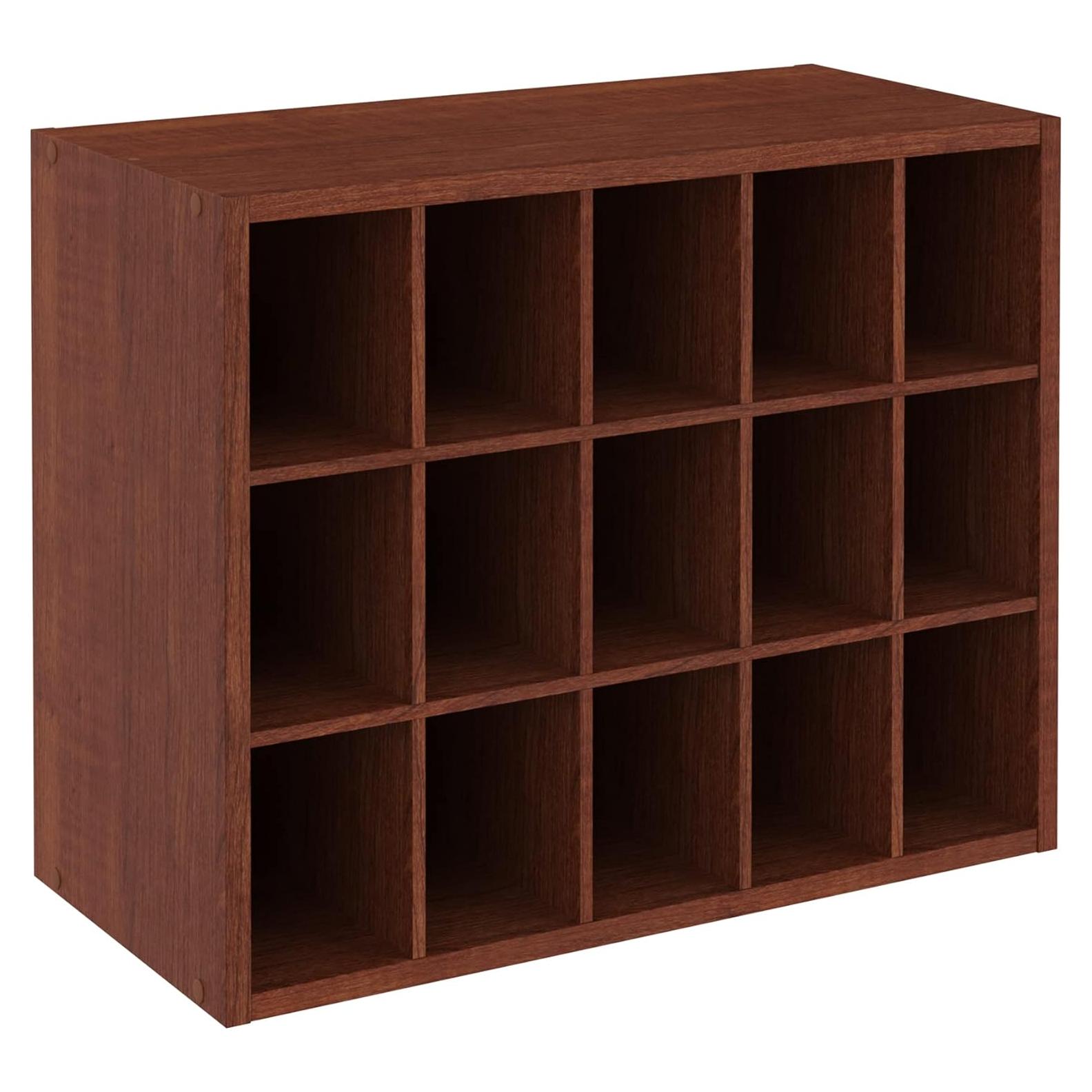Organizador Apilable ClosetMaid 15 Cubos Cereza Oscura