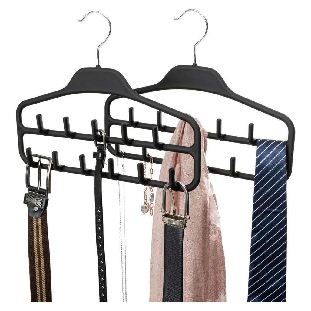 Organizador de Perchas para Cinturones FairyHaus 2 Pack Negro