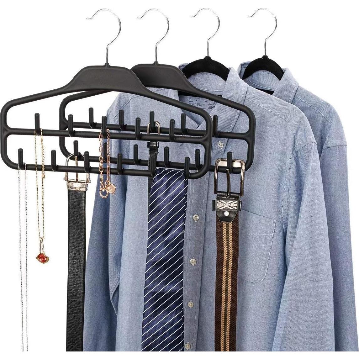 Organizador de Perchas para Cinturones FairyHaus 2 Pack Negro