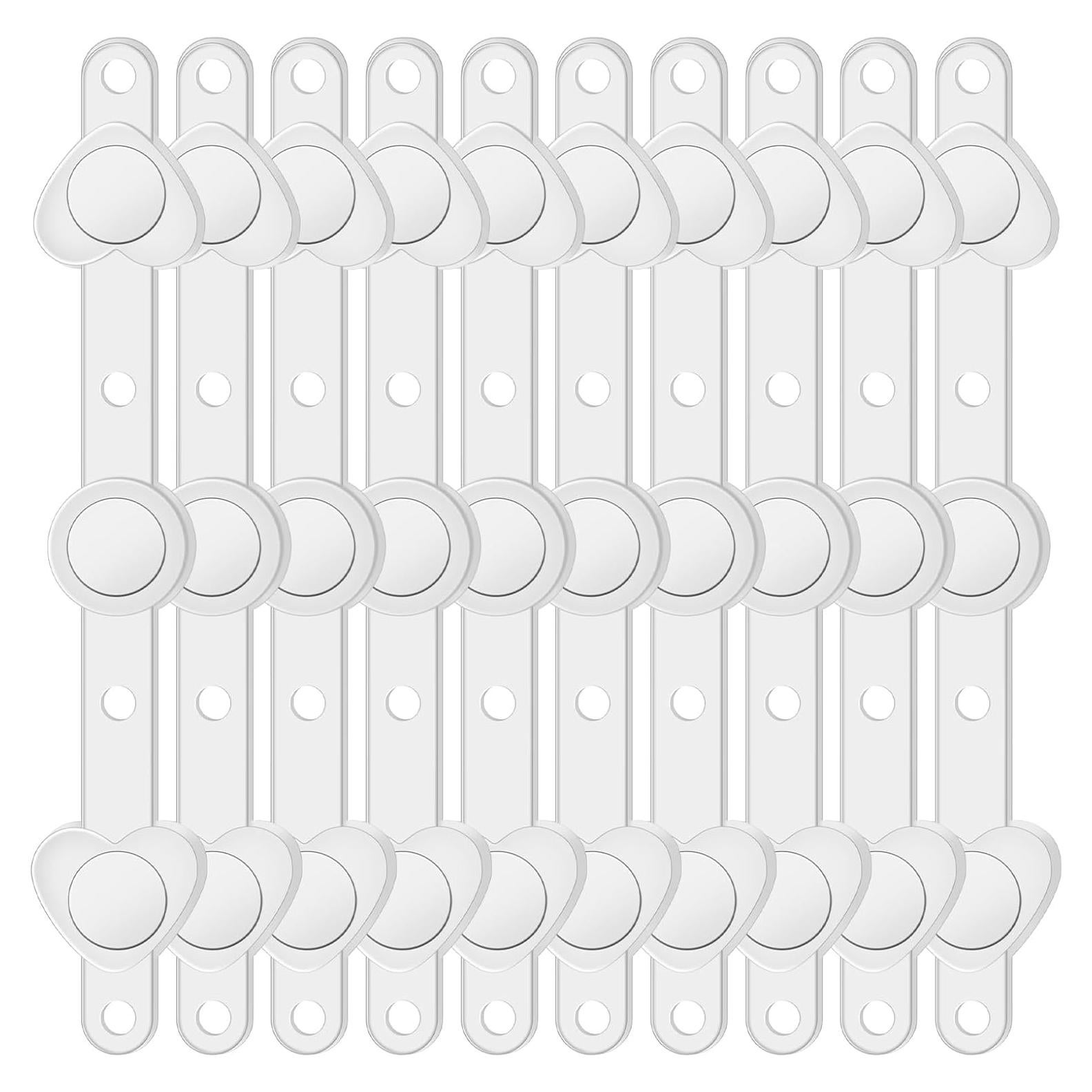 Waydress 10 Pares de Pines Magnéticos para Corsage Transparente