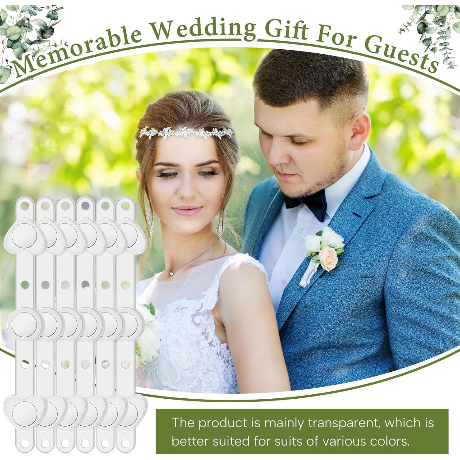 Waydress 10 Pares de Pines Magnéticos para Corsage Transparente