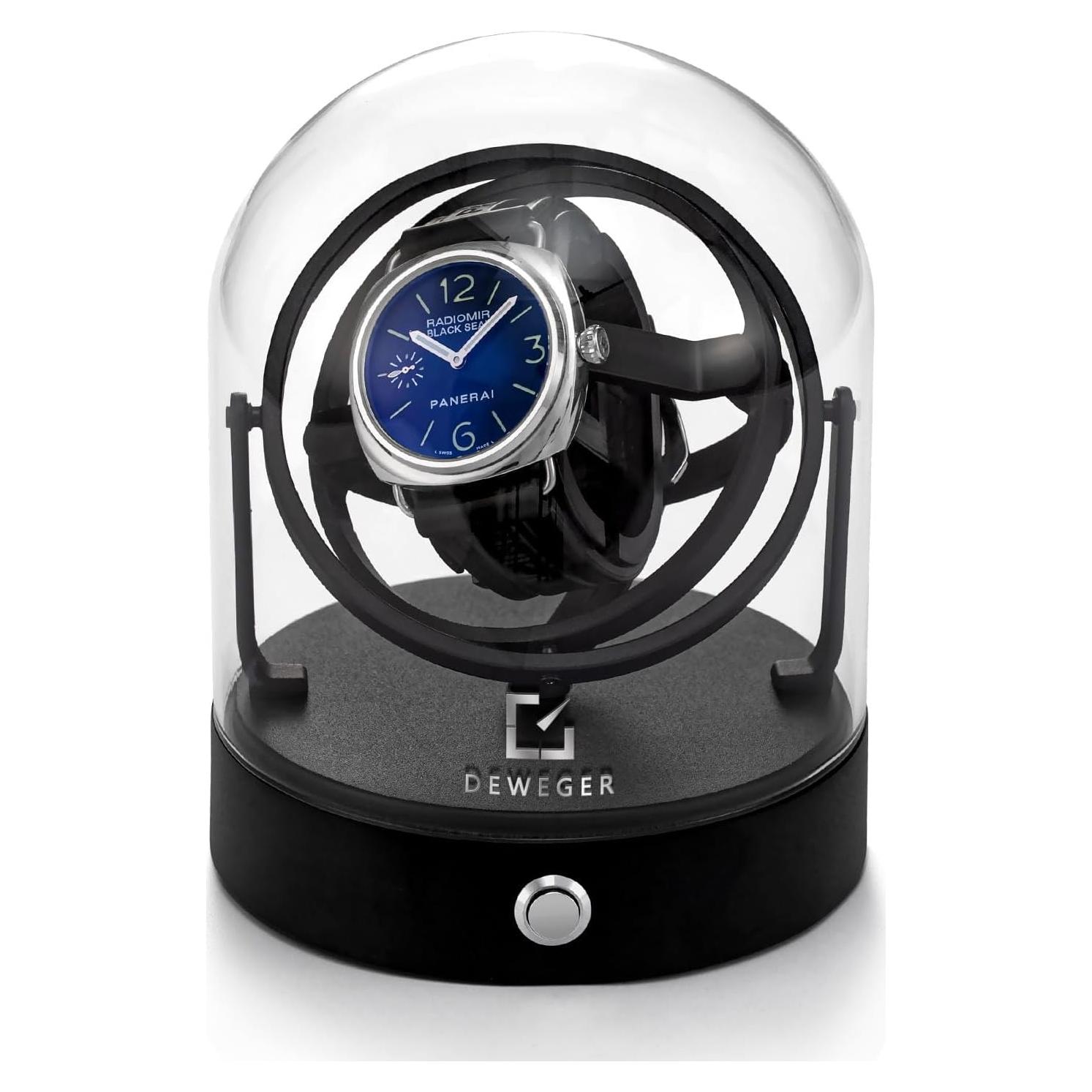 Winder de Reloj DEWEGER Orbit Unisex Motor Silencioso 30.3x19.4cm