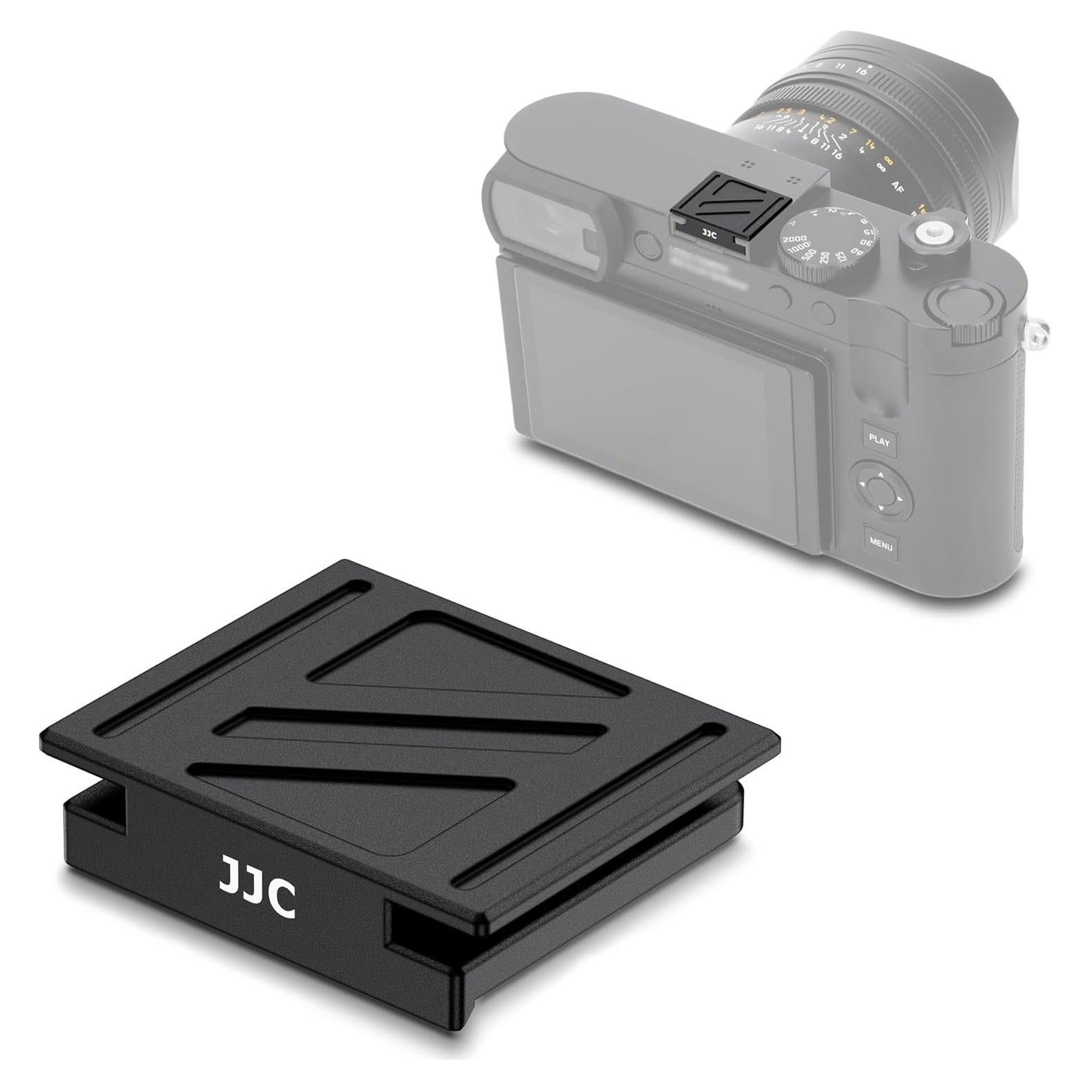 Tapa de zapata caliente JJC para cámaras Leica Q3/Q2 - Aluminio Negro