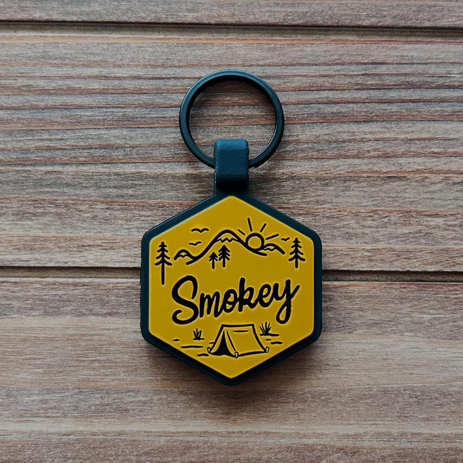 Etiqueta de Identificación Silicona Besties Pets QR Personalizada