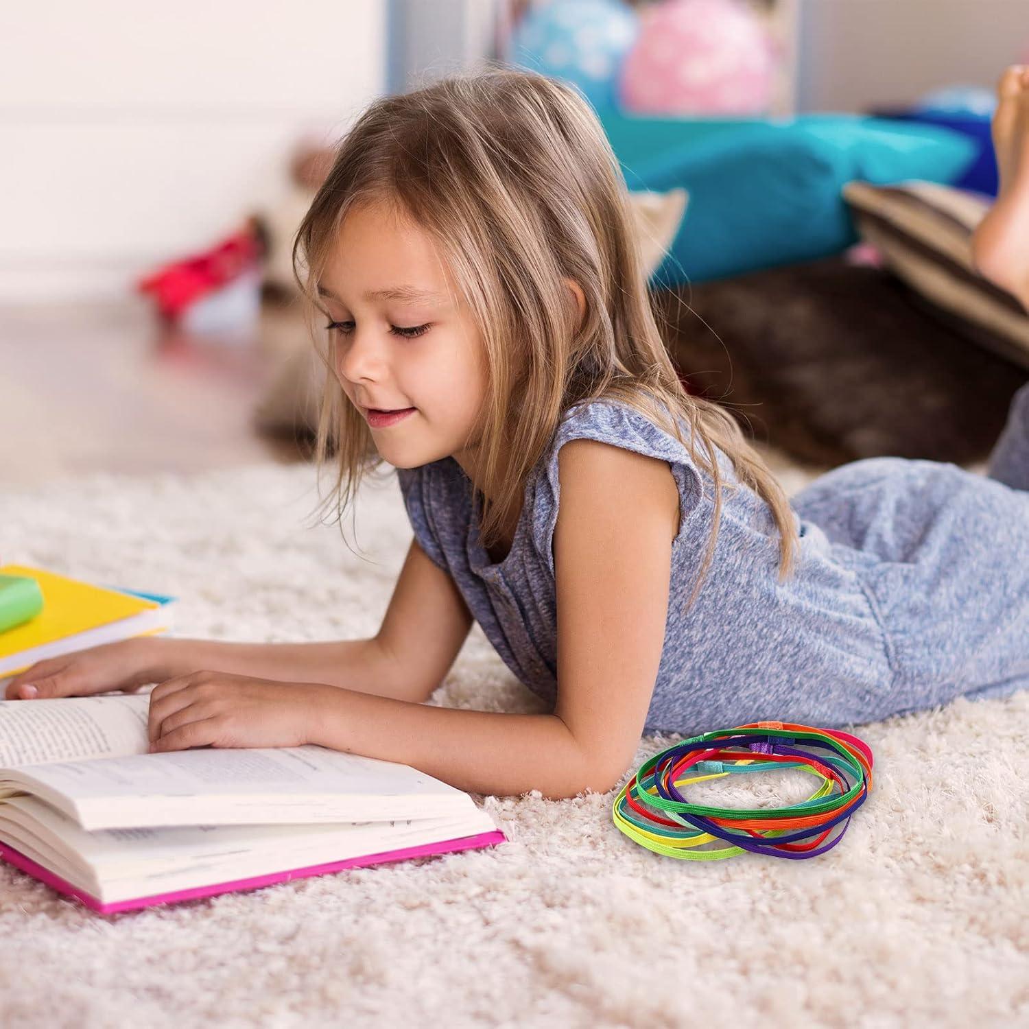 Juego de 20 Marcadores de Libros Elásticos Zonon Multicolor