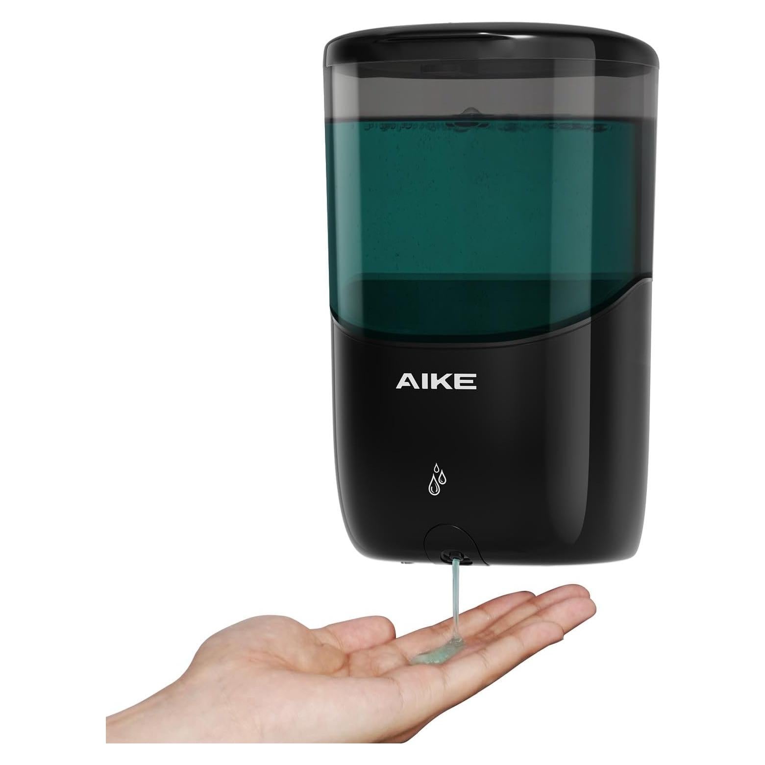 Dispensador Automático de Jabón AIKE AK1216 Negro 650 ml