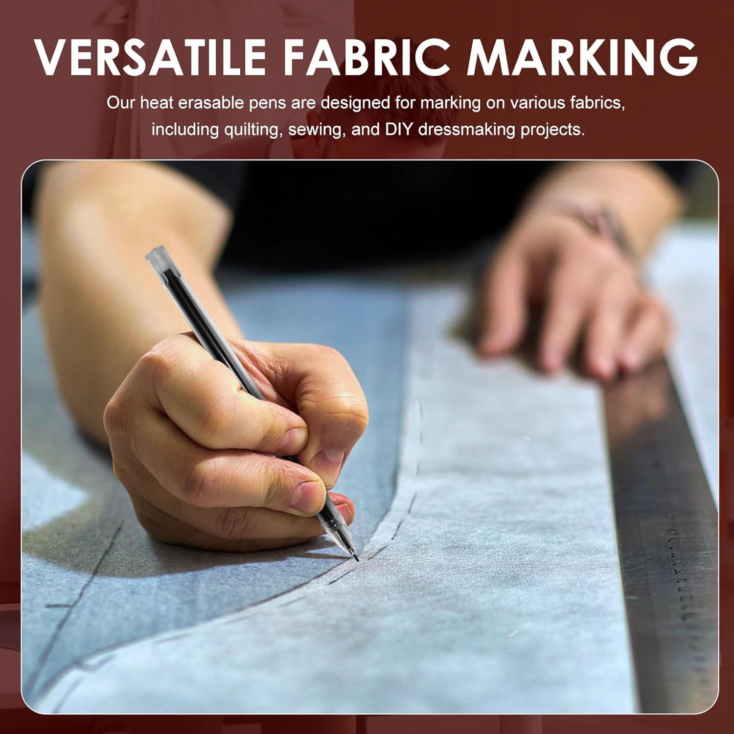 24 Bolígrafos Borrables por Calor YFANITI para Tela