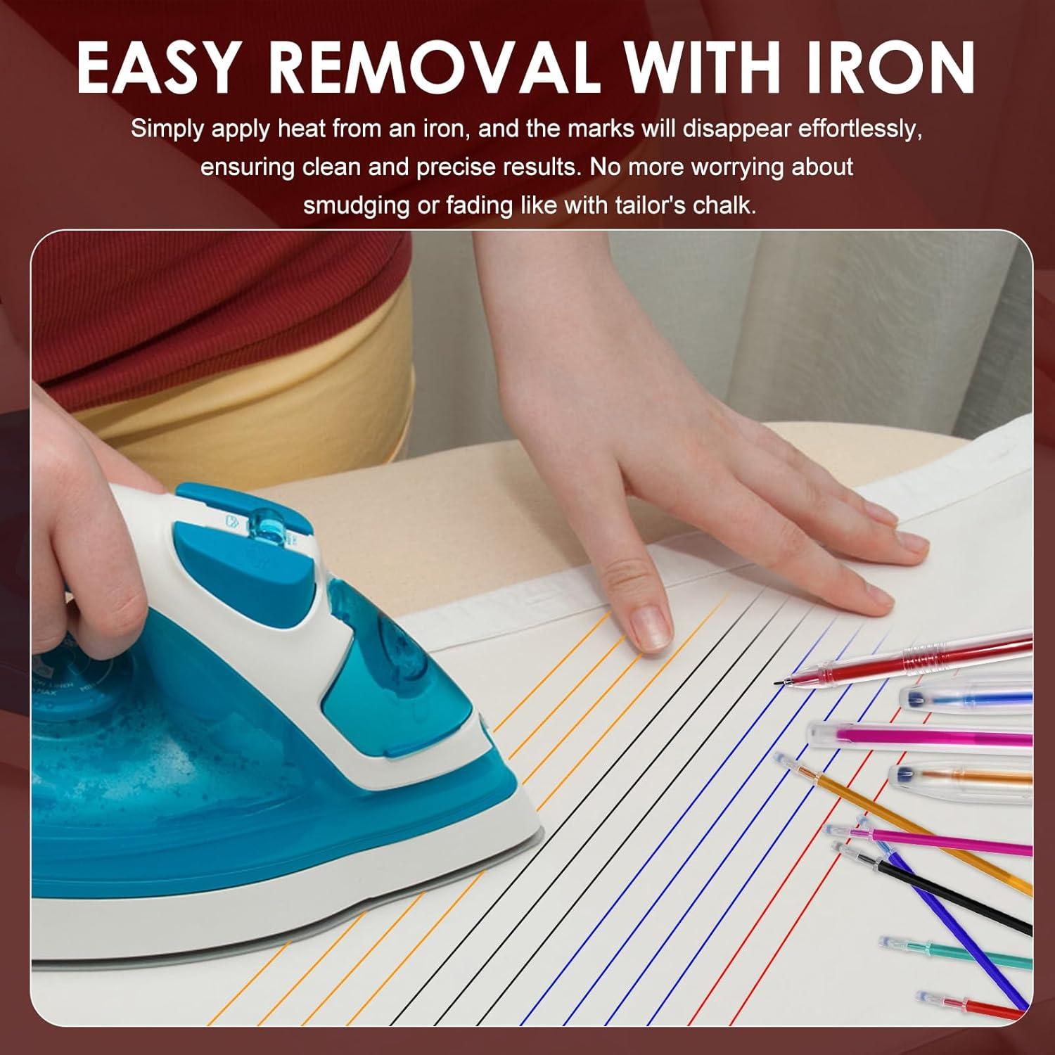 24 Bolígrafos Borrables por Calor YFANITI para Tela