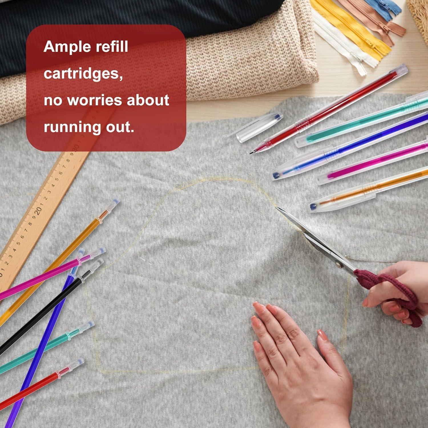 24 Bolígrafos Borrables por Calor YFANITI para Tela