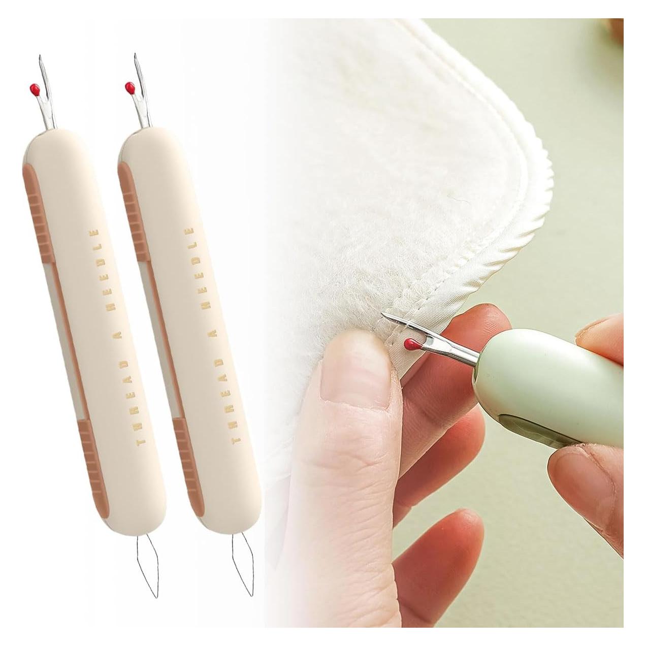 Enhebrador de Agujas y Desgarrador YEQIN 2 en 1 Marrón