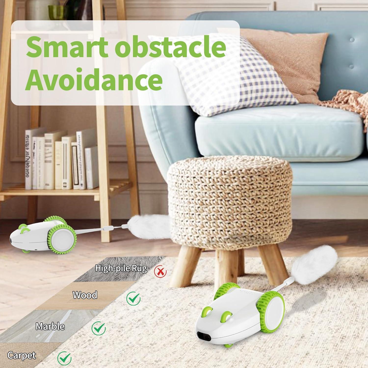 Juguete Automático para Gatos PETGEEK ft11 con Sensor y Control Remoto