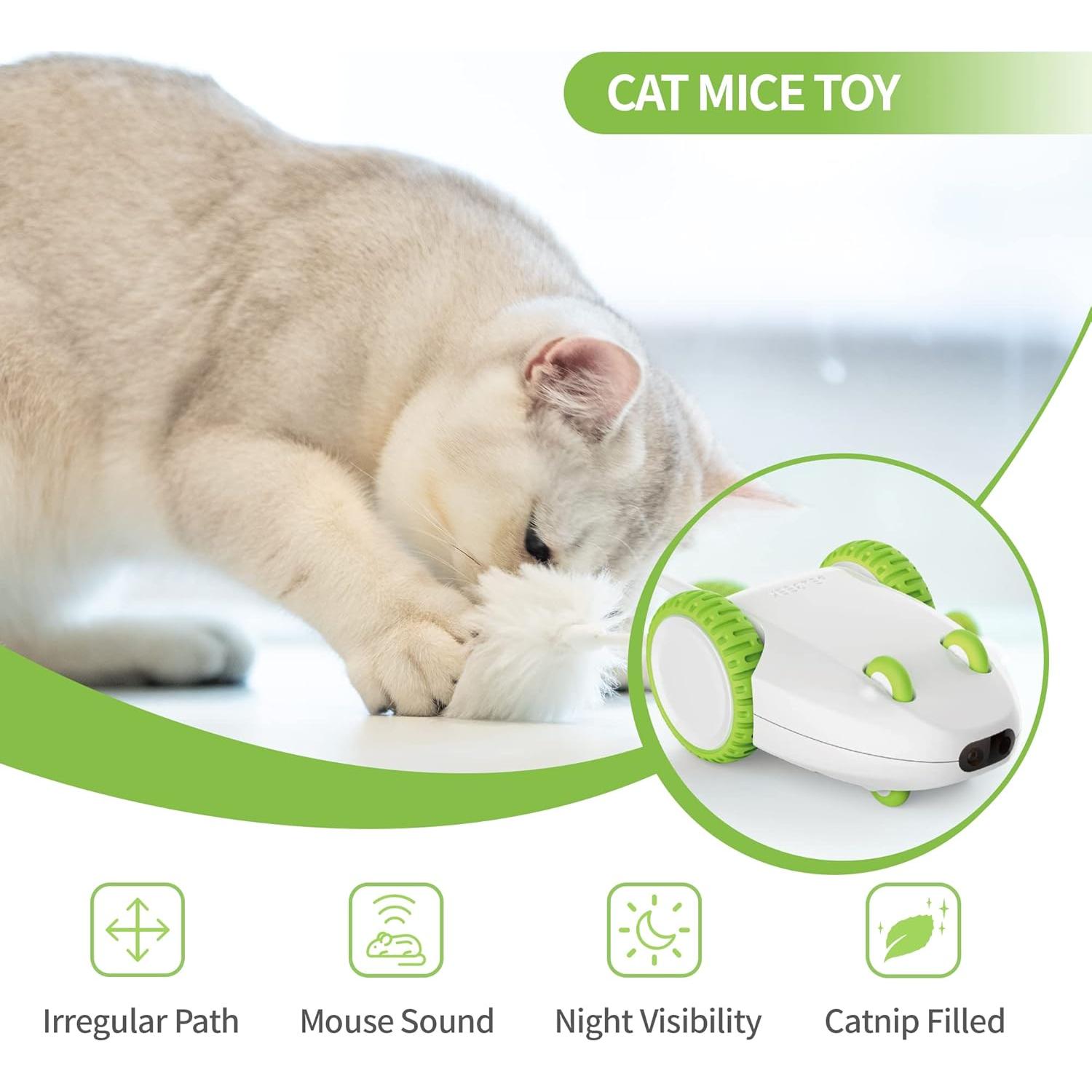 Juguete Automático para Gatos PETGEEK ft11 con Sensor y Control Remoto