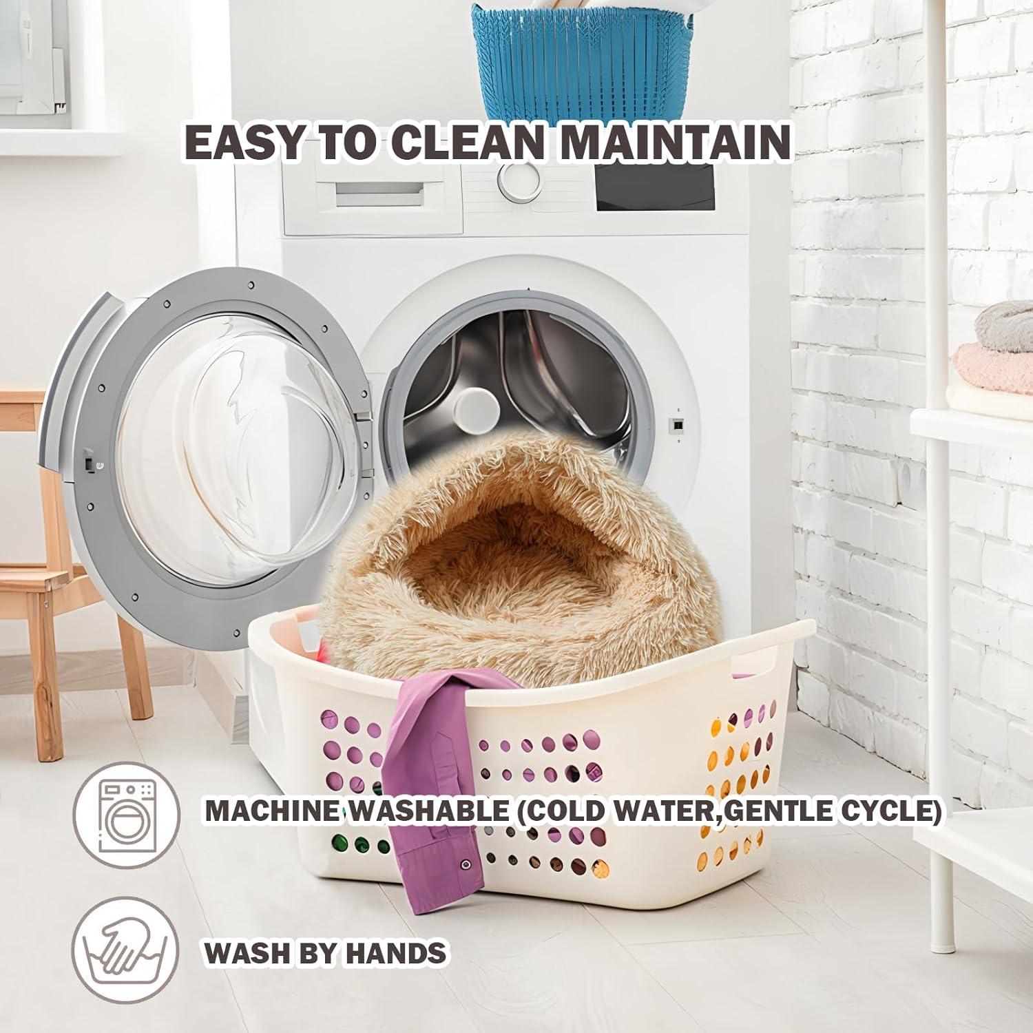 Cama para Gatos y Perros Pequeños BELEEWILWON 50.8x50.8cm