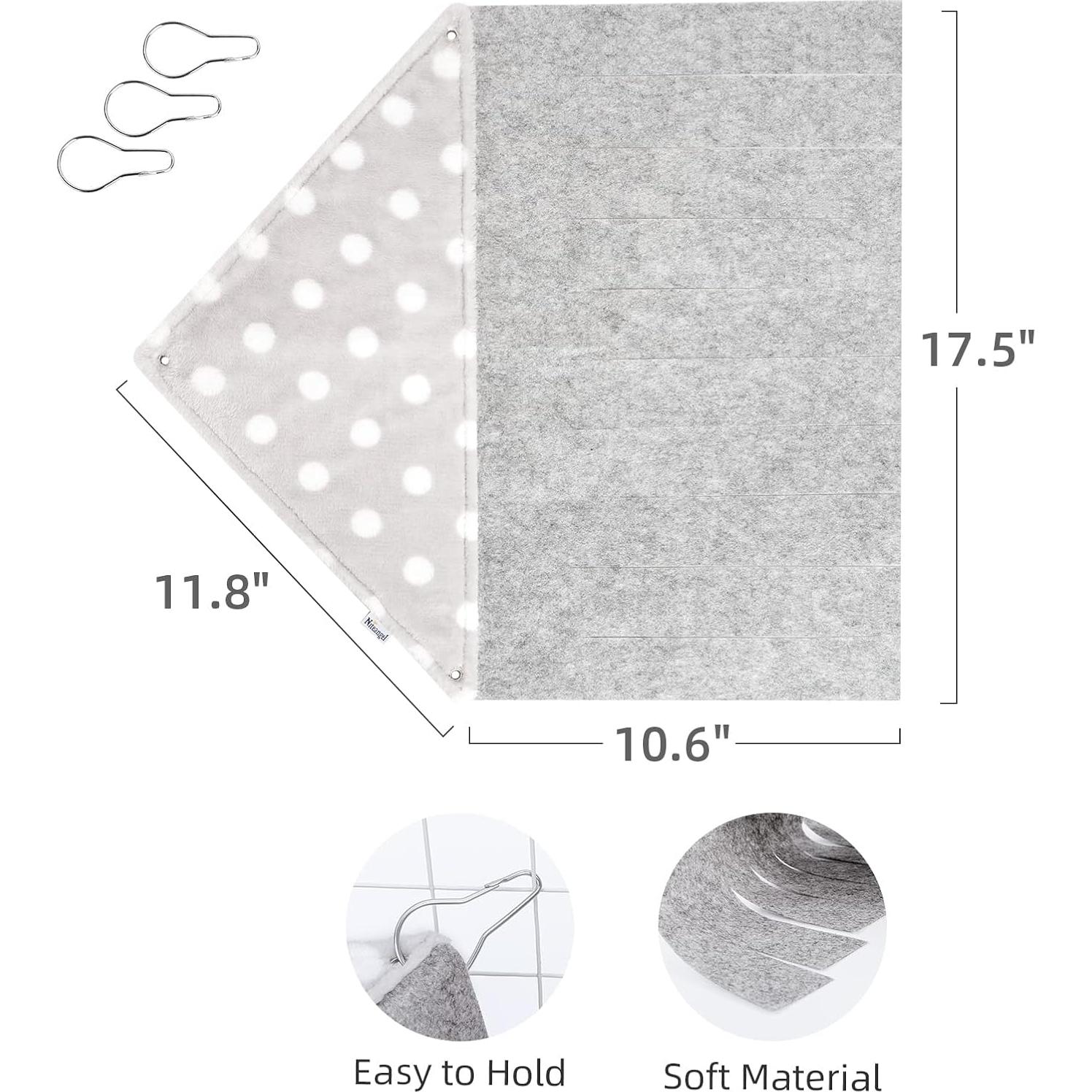 Cortina Escondite para Mascotas Niteangel Gris 44.5x30 cm