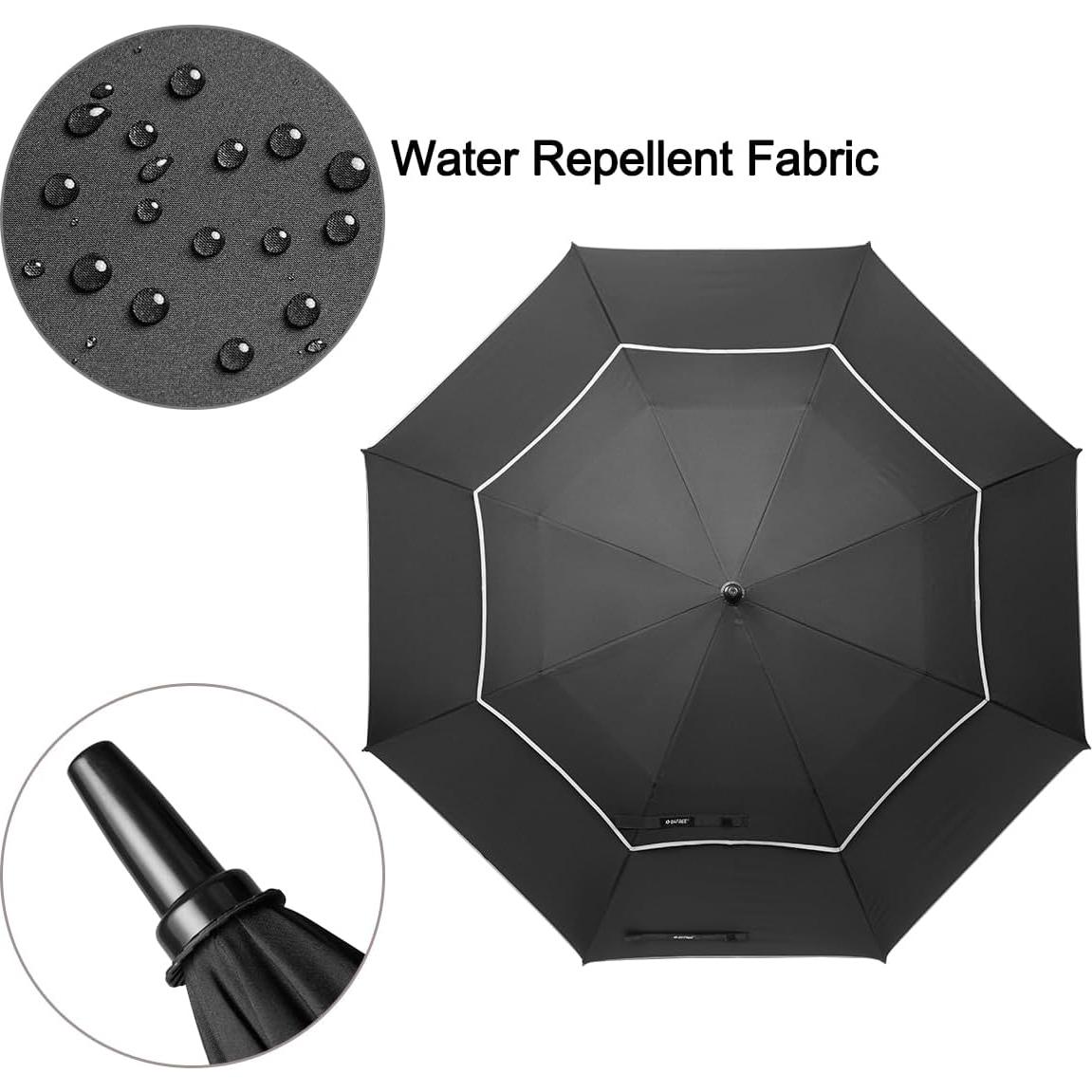 Paraguas de Golf G4Free Automático Doble Dosel 119 cm Negro