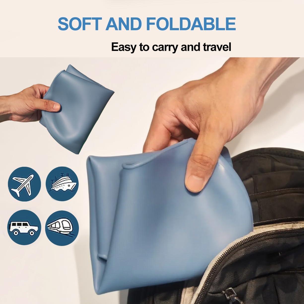 Bibs de Silicona para Adultos Ajustables y Lavables - Impermeables