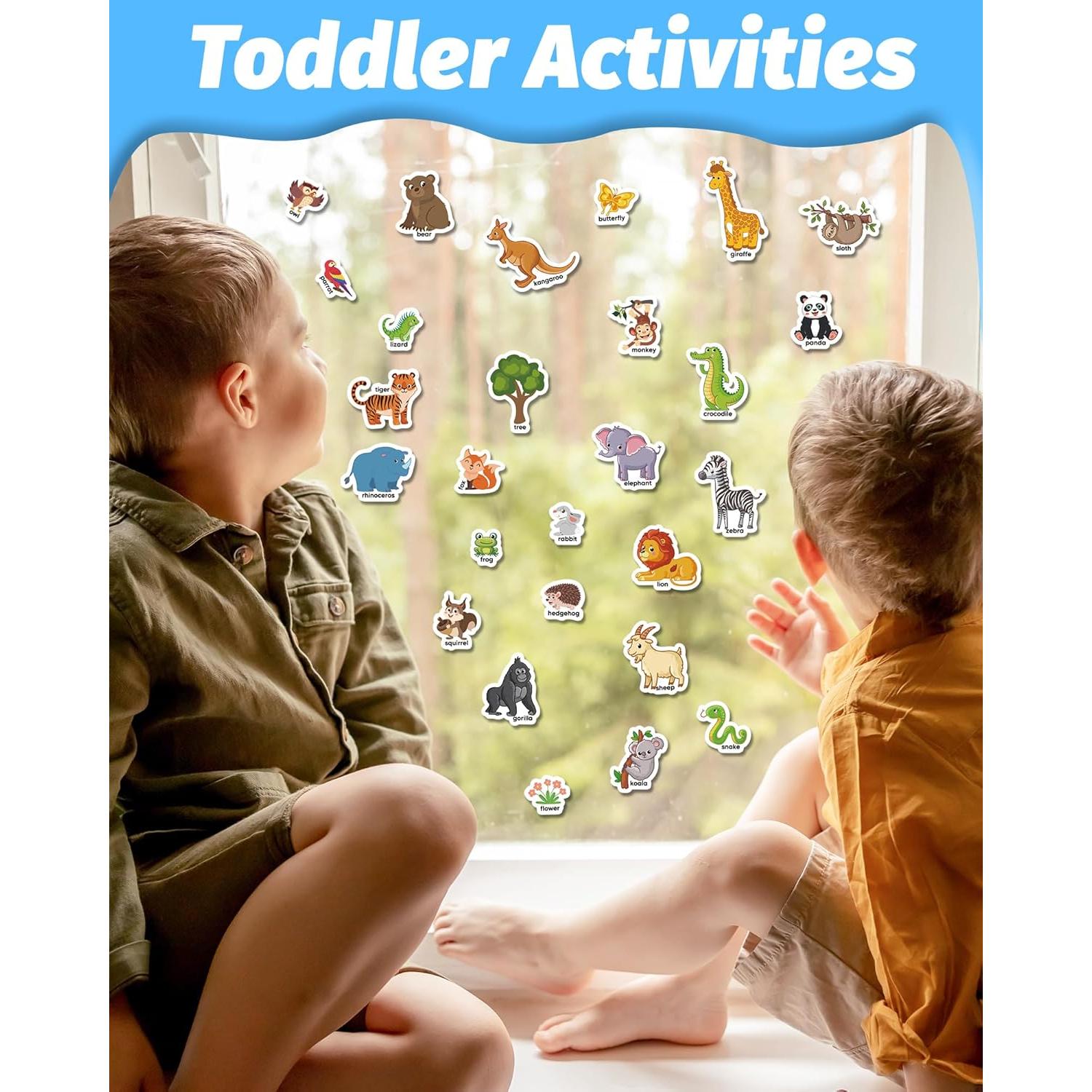 Libro de Pegatinas Reutilizables Walenced - Animales 30.6x23.6cm