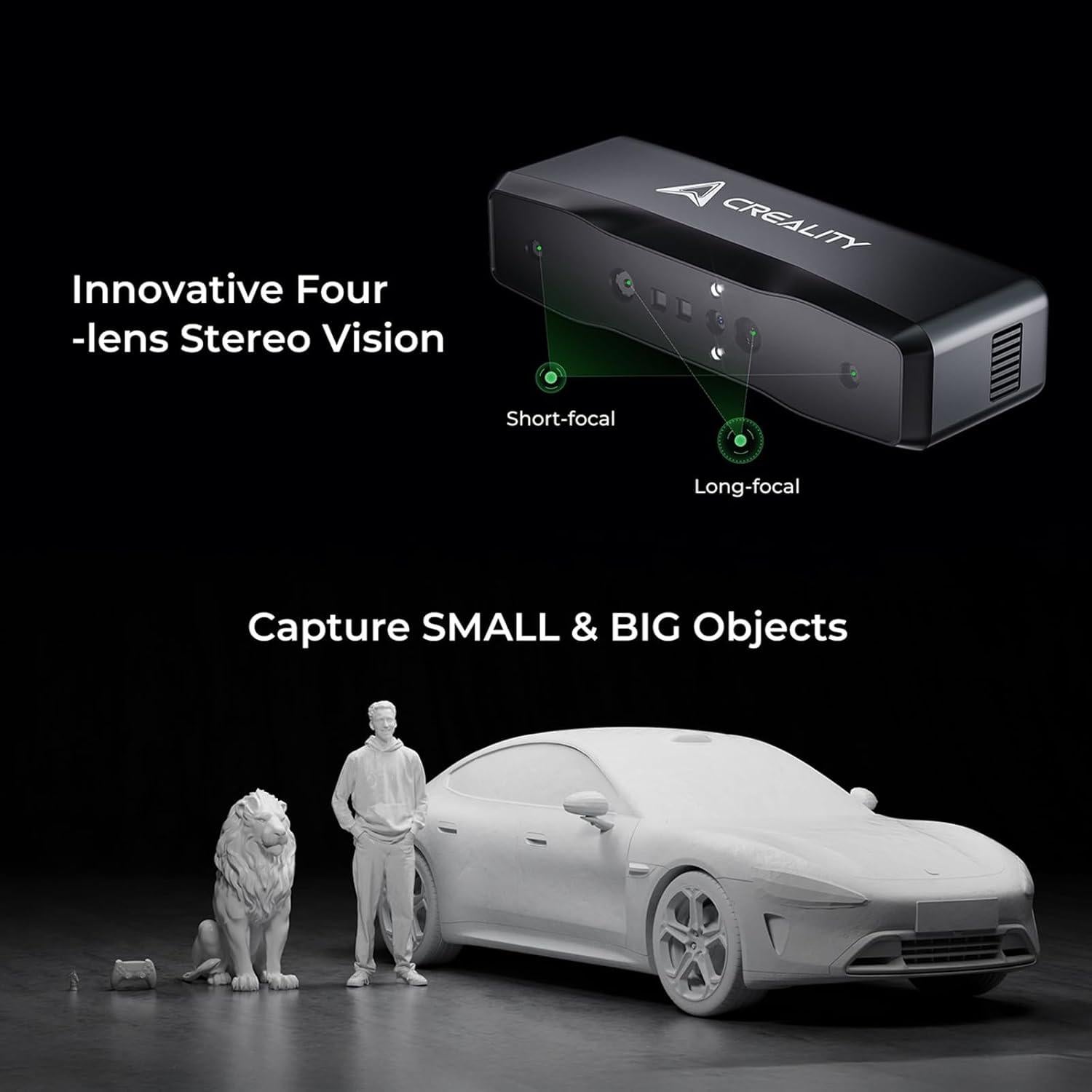 Escáner 3D Inalámbrico Creality CR-Scan Otter Lite 0.05mm