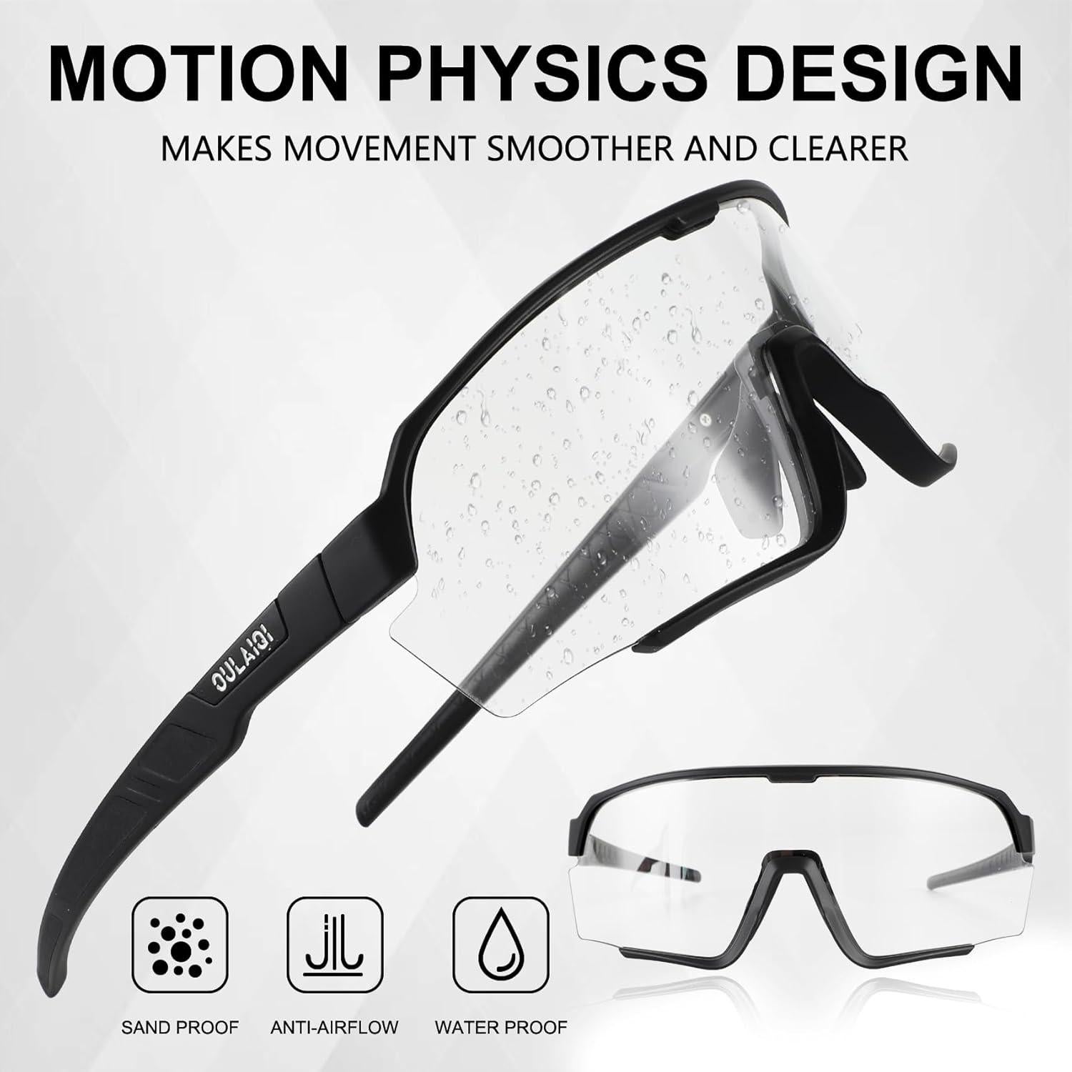 Gafas de Ciclismo Fotocromáticas OULAIQI UV400 Unisex