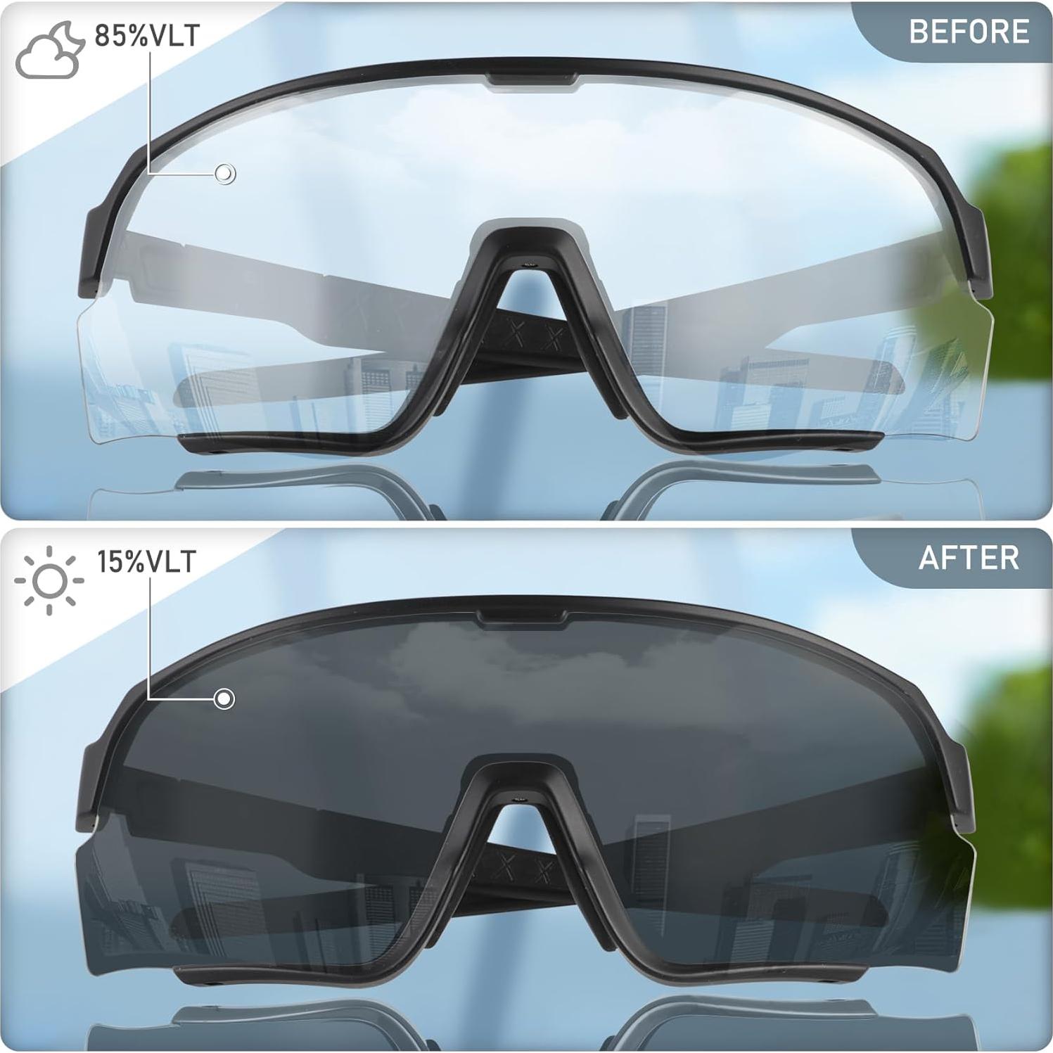 Gafas de Ciclismo Fotocromáticas OULAIQI UV400 Unisex