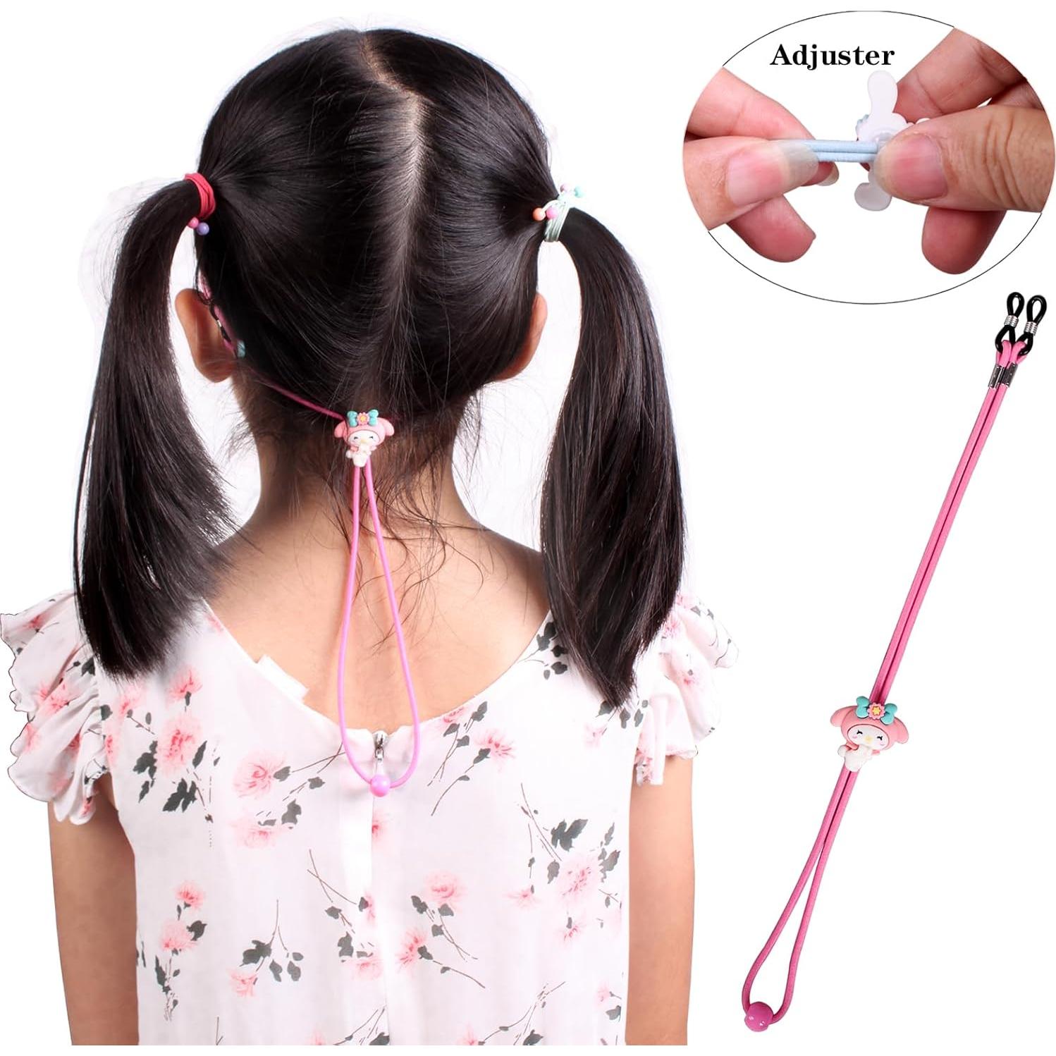 6 Correas Ajustables para Gafas Niños y Adultos + 2 Paños Microfibra