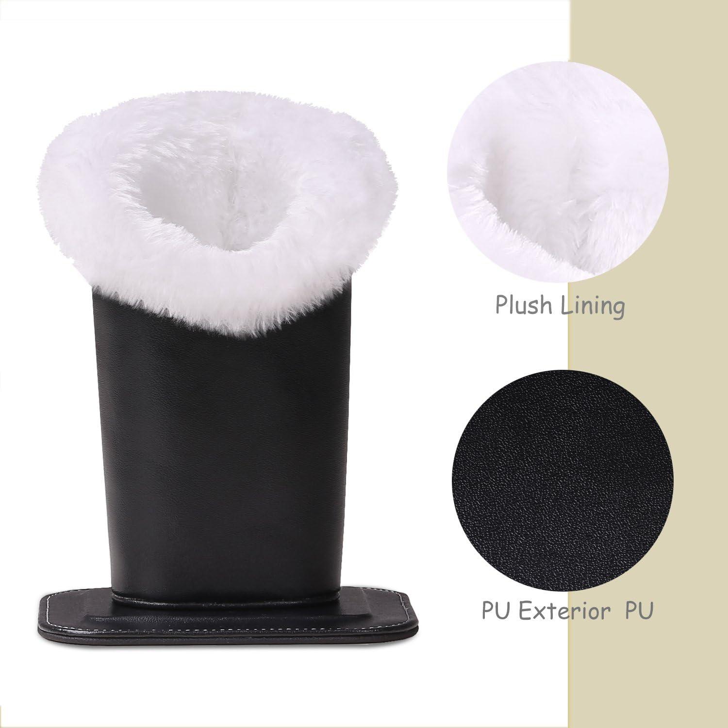 Soporte para Gafas MoKo de Cuero PU con Forro de Terciopelo