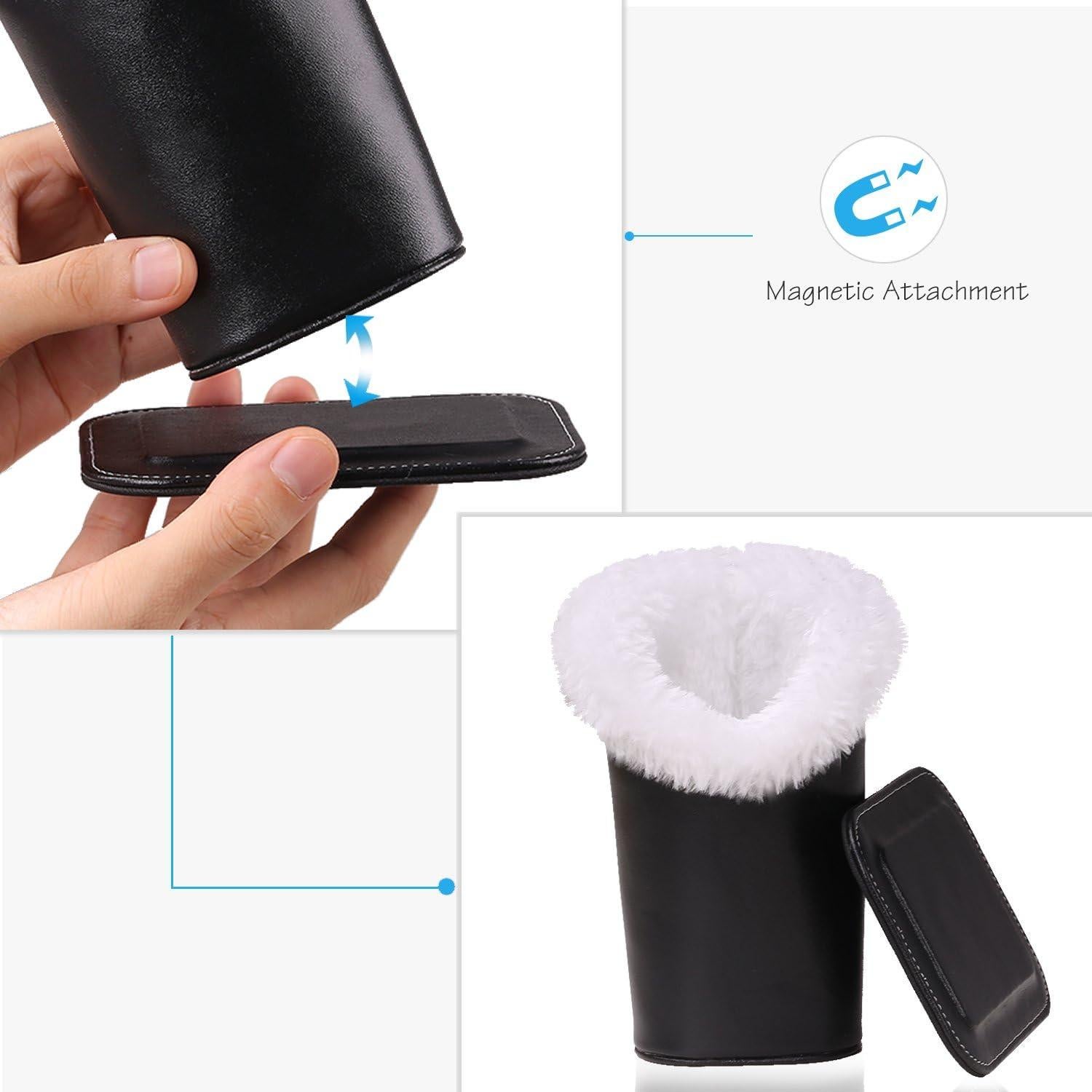 Soporte para Gafas MoKo de Cuero PU con Forro de Terciopelo