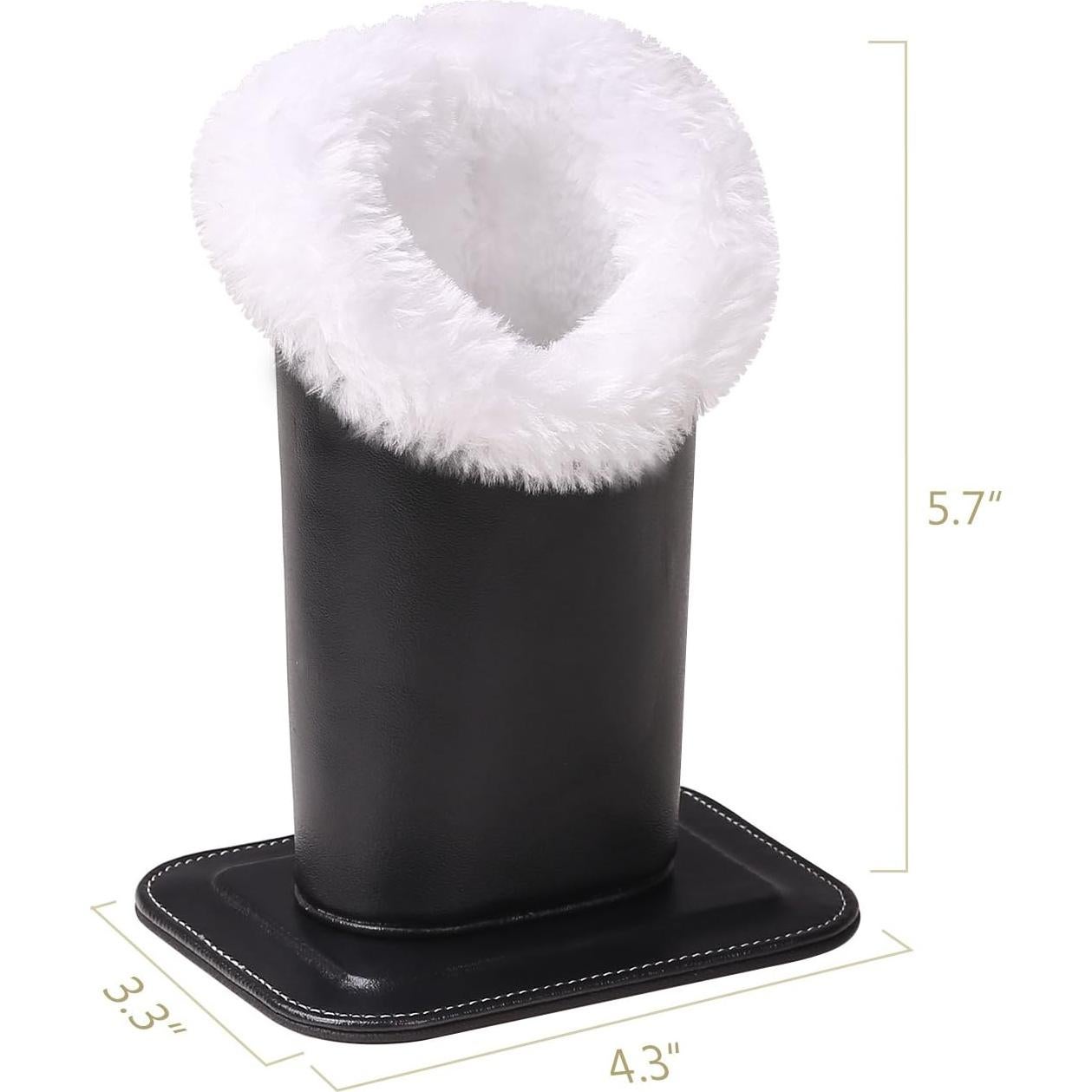 Soporte para Gafas MoKo de Cuero PU con Forro de Terciopelo