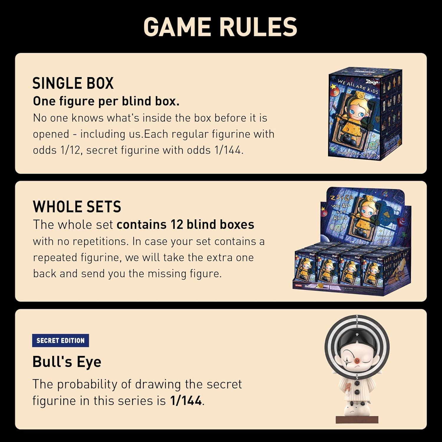 Figuras POP MART Zsiga Todos Somos Niños - Caja Ciega