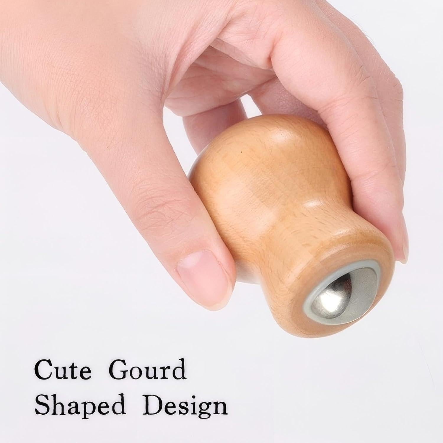 Rodillo de Masaje Facial KINTEGOOD Acero Inoxidable 360°